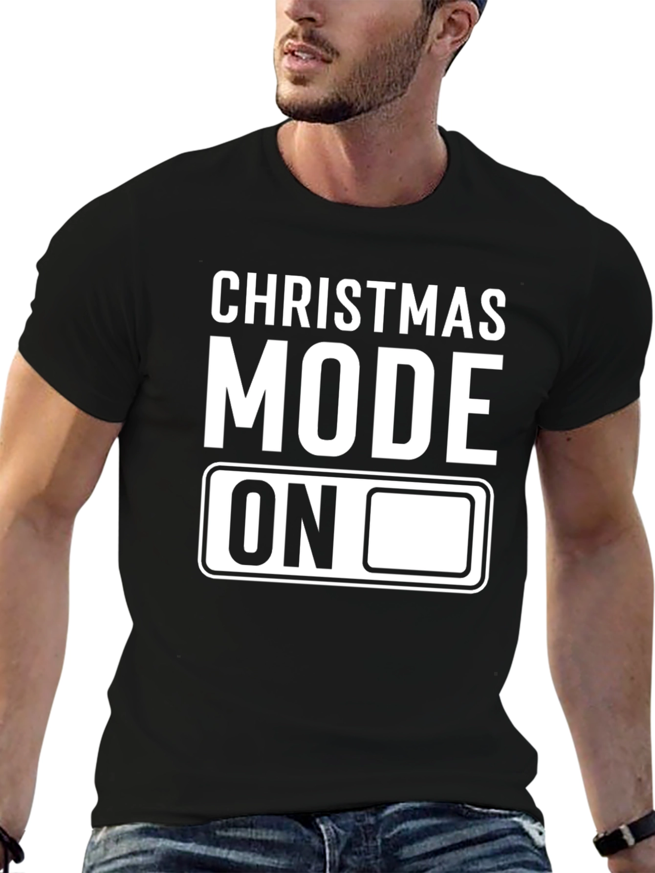 Christmas Mode On T-Shirt Holiday Apparel
