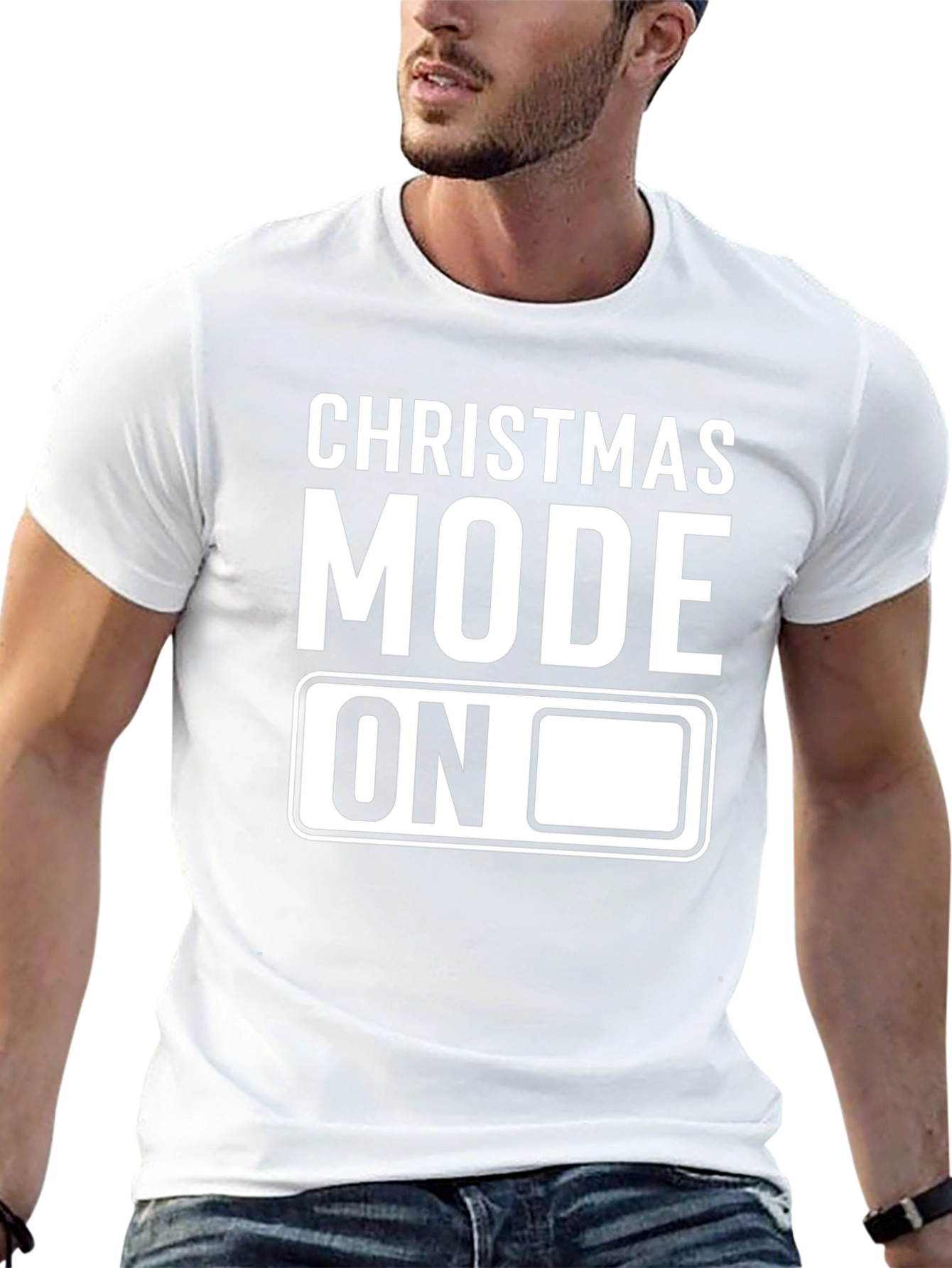 Christmas Mode On T-Shirt Holiday Apparel