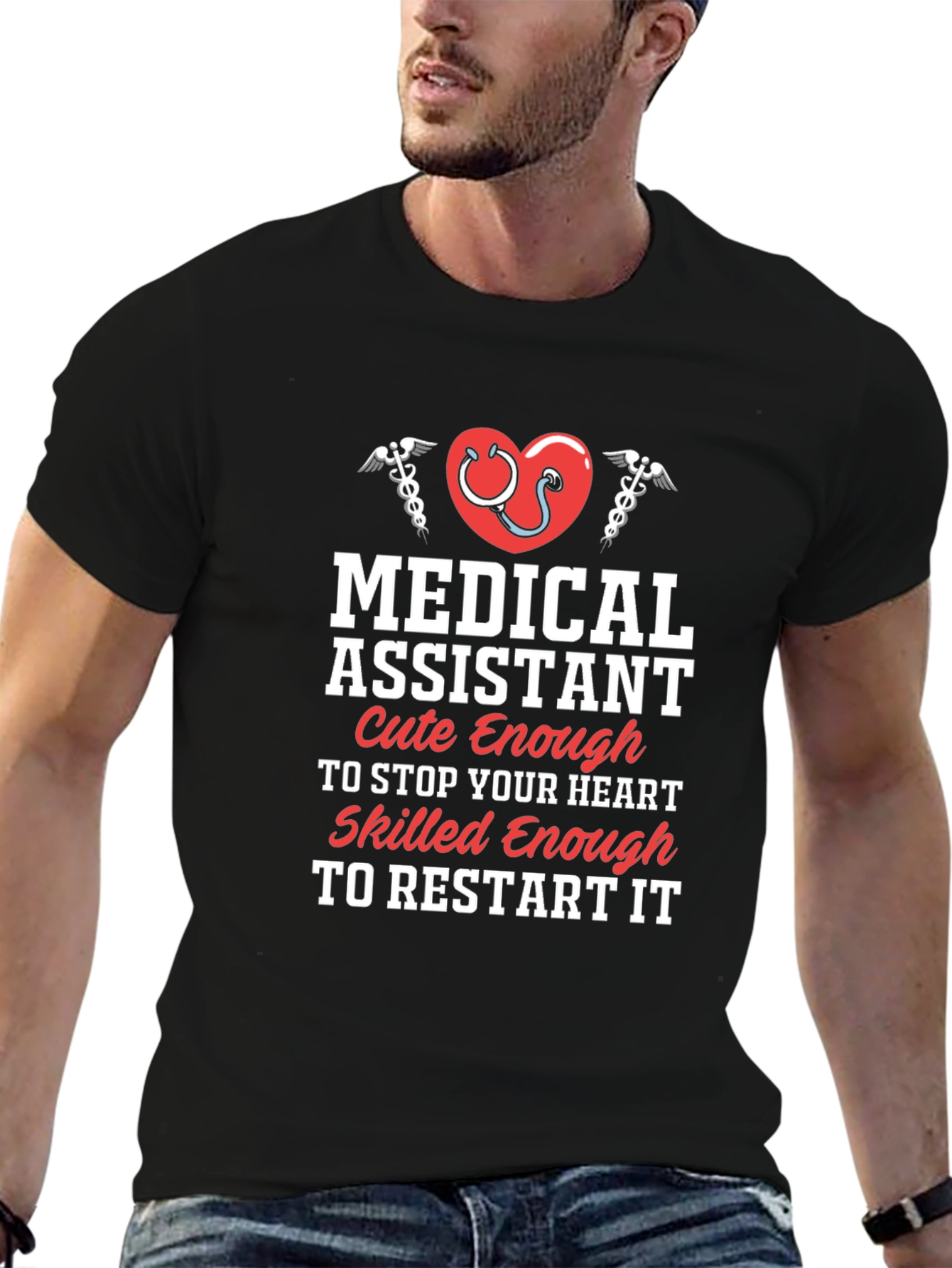 Medical Assistant T-Shirt - Cute & Skilled