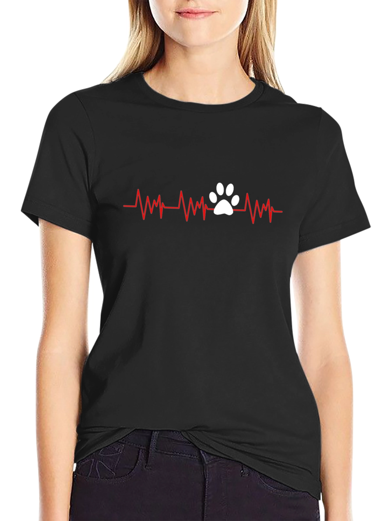 Dog Lover Heartbeat T-Shirt