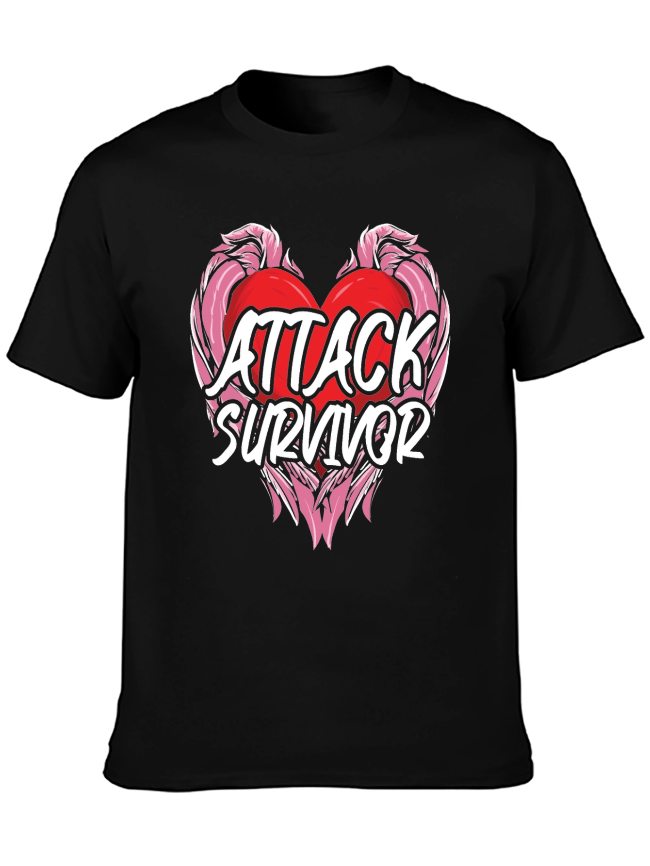Attack Survivor Heart Graphic Tee