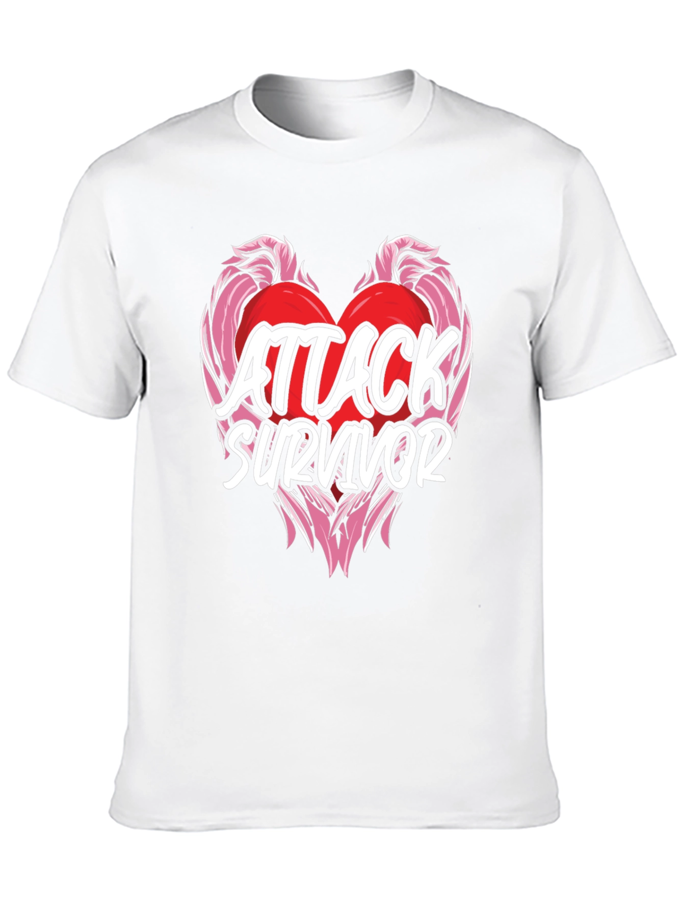 Attack Survivor Heart Graphic Tee