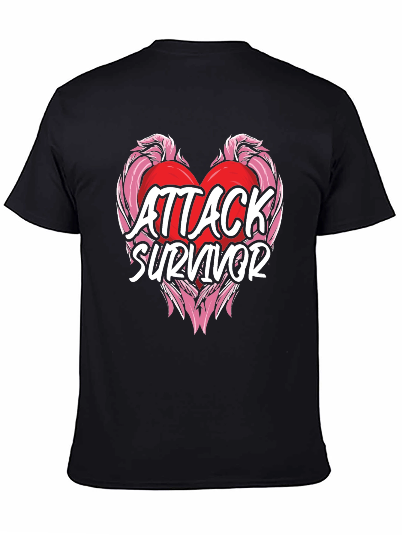 Attack Survivor Heart Graphic Tee