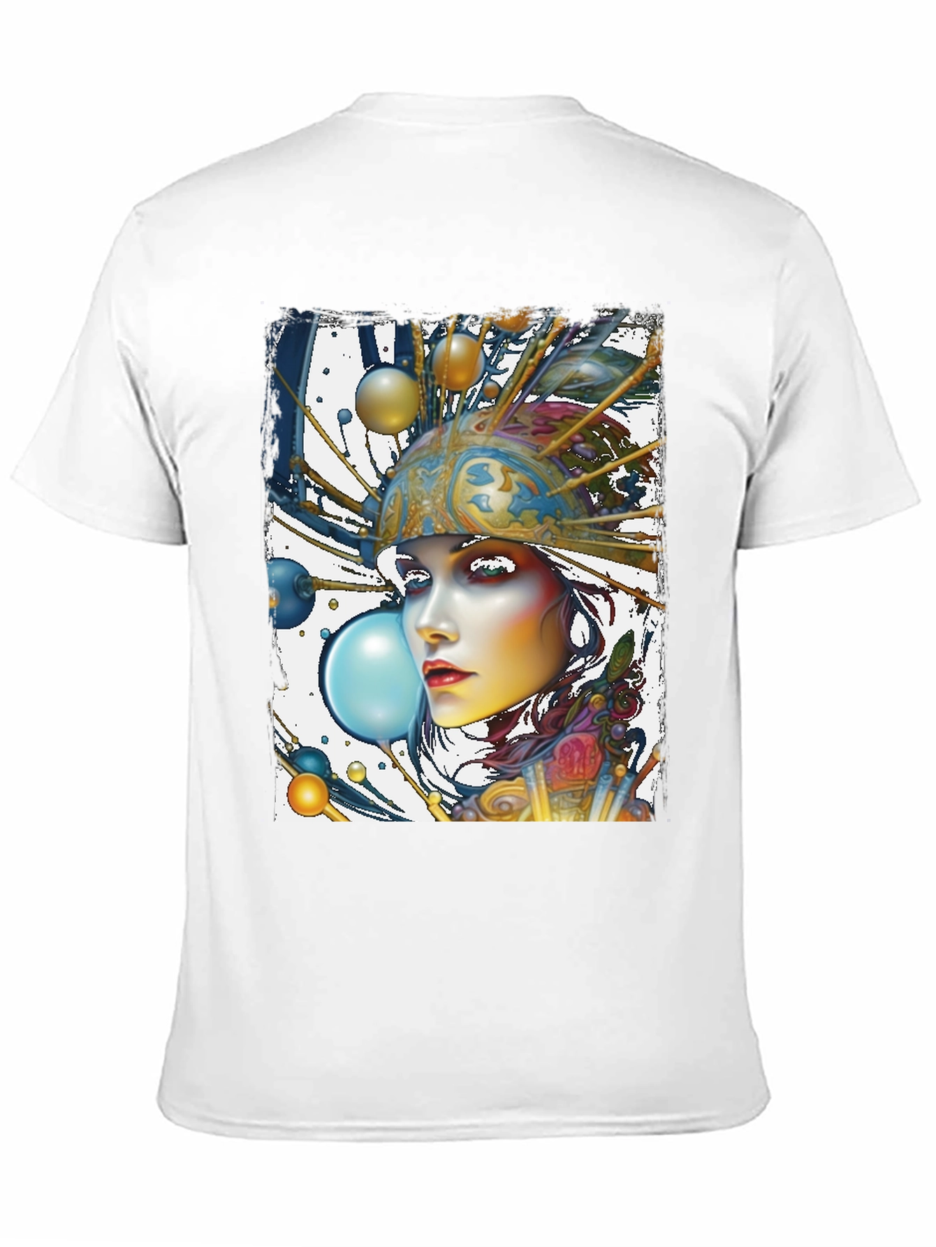 Artsy Woman Graphic Tee - Unique Style