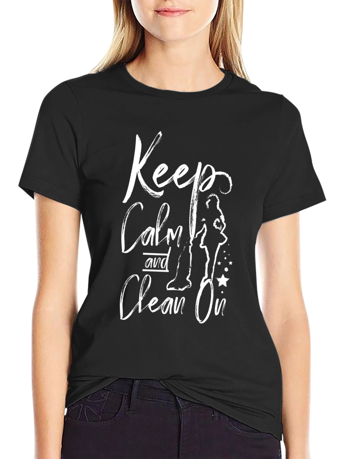 Keep Calm and Clean On T-Shirt