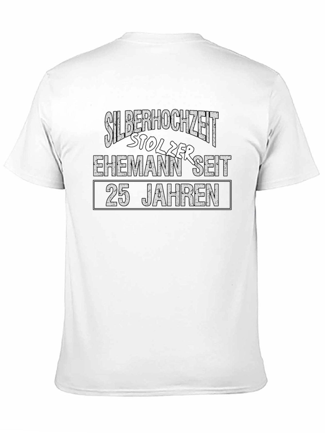 Silver Wedding Anniversary Proud Husband 25 Years T-Shirt