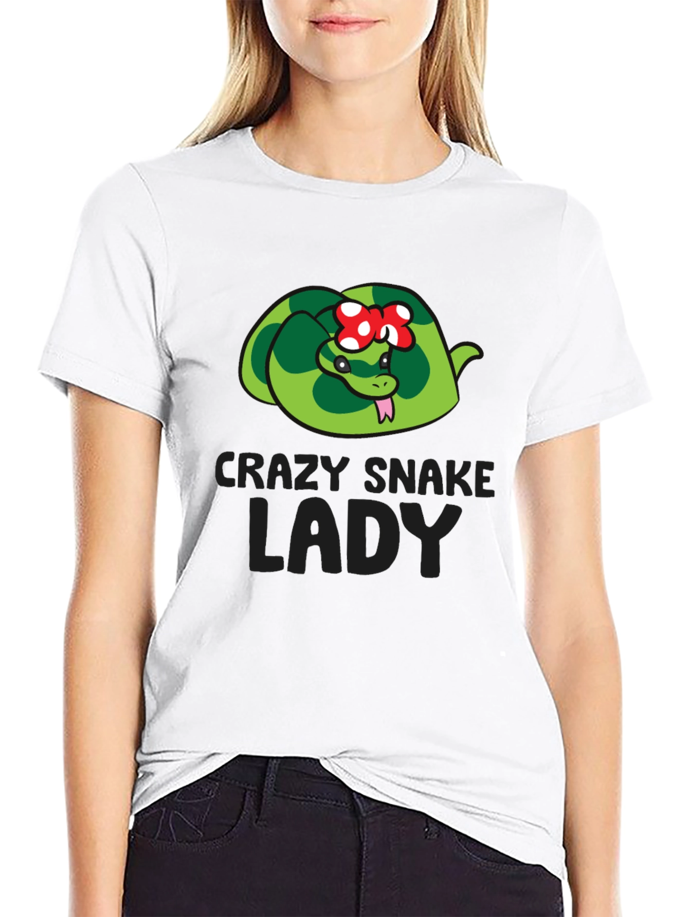 Crazy Snake Lady T-Shirt - Reptile Lover Tee