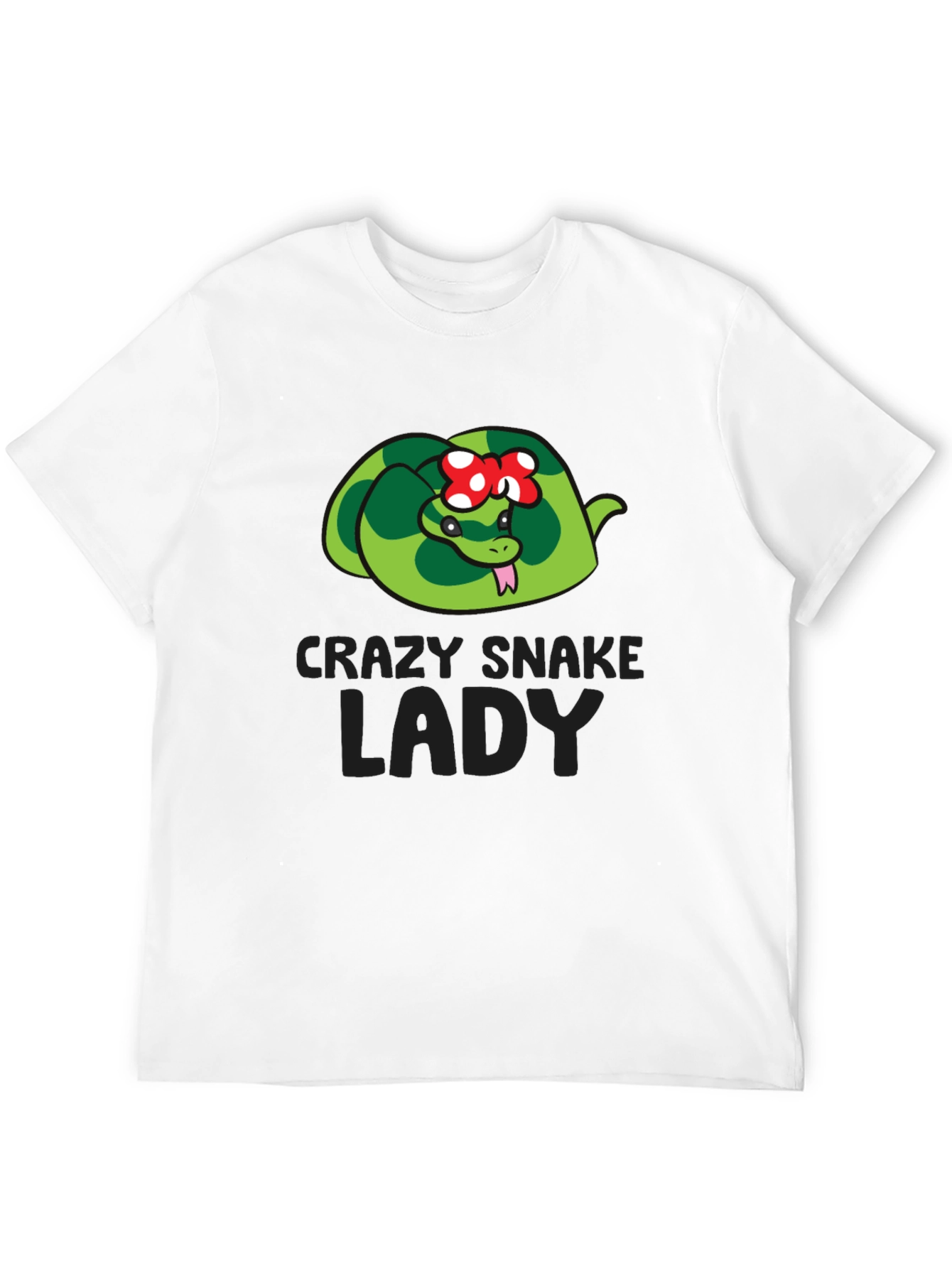 Crazy Snake Lady T-Shirt - Reptile Lover Tee