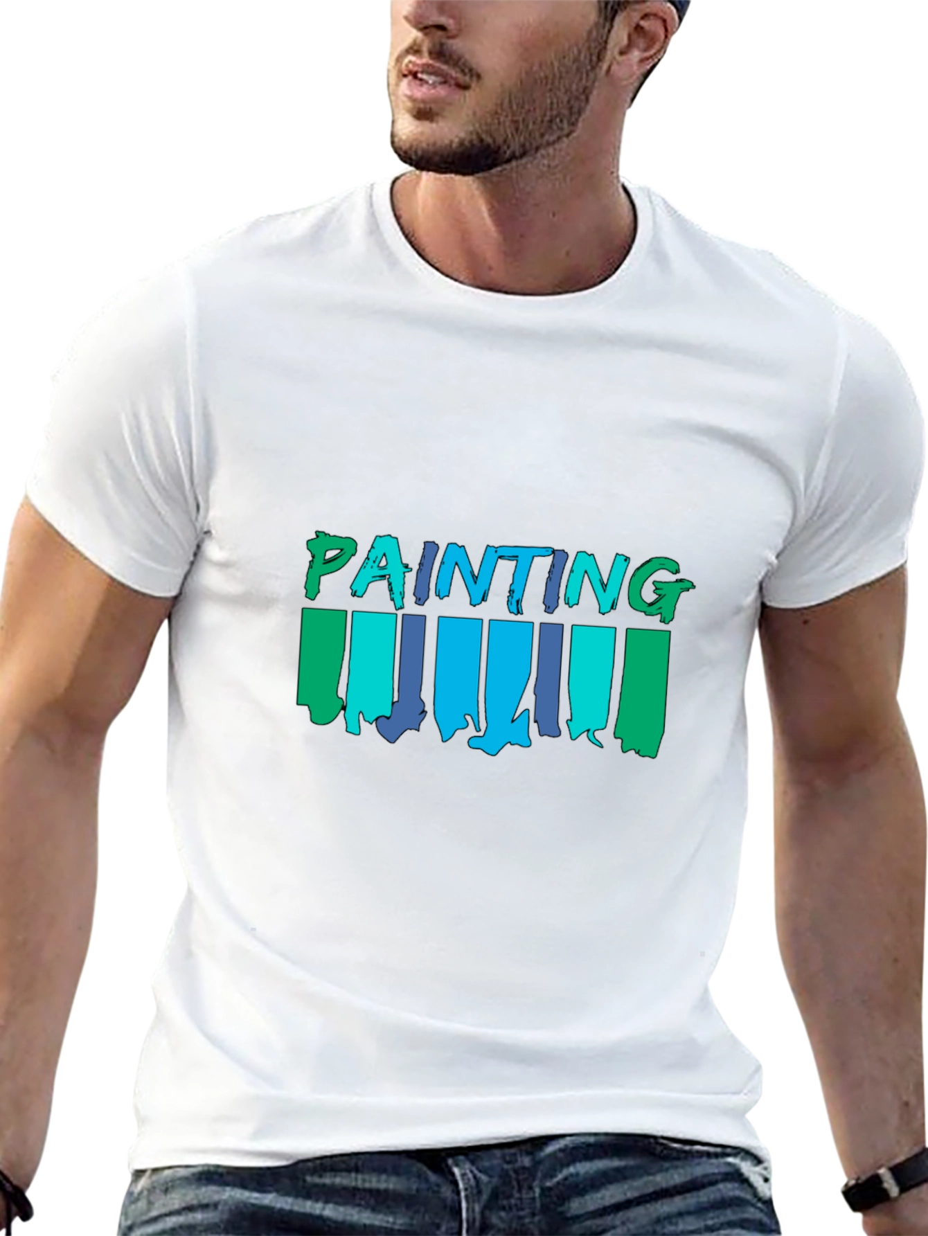 Painting Brush Strokes Graphic T-Shirt