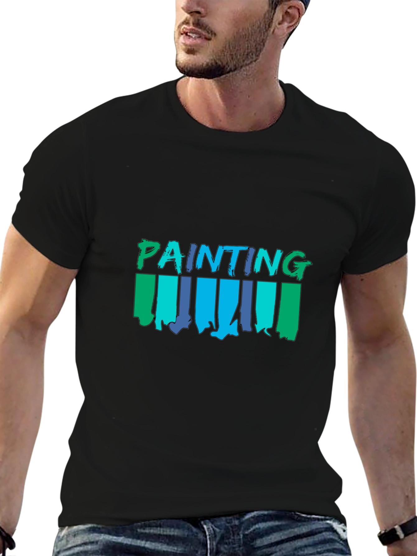 Painting Brush Strokes Graphic T-Shirt