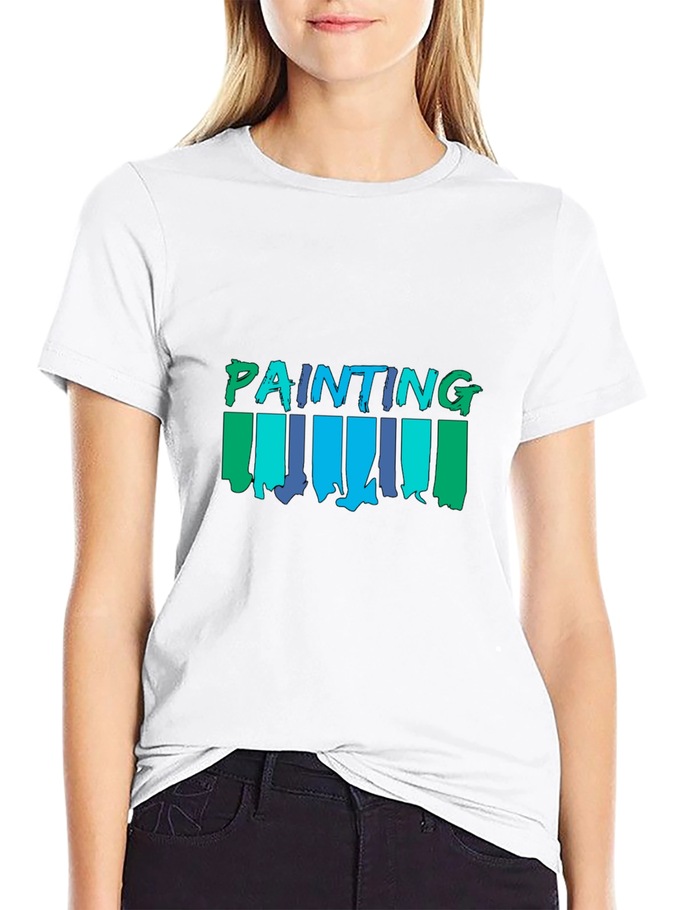 Painting Brush Strokes Graphic T-Shirt