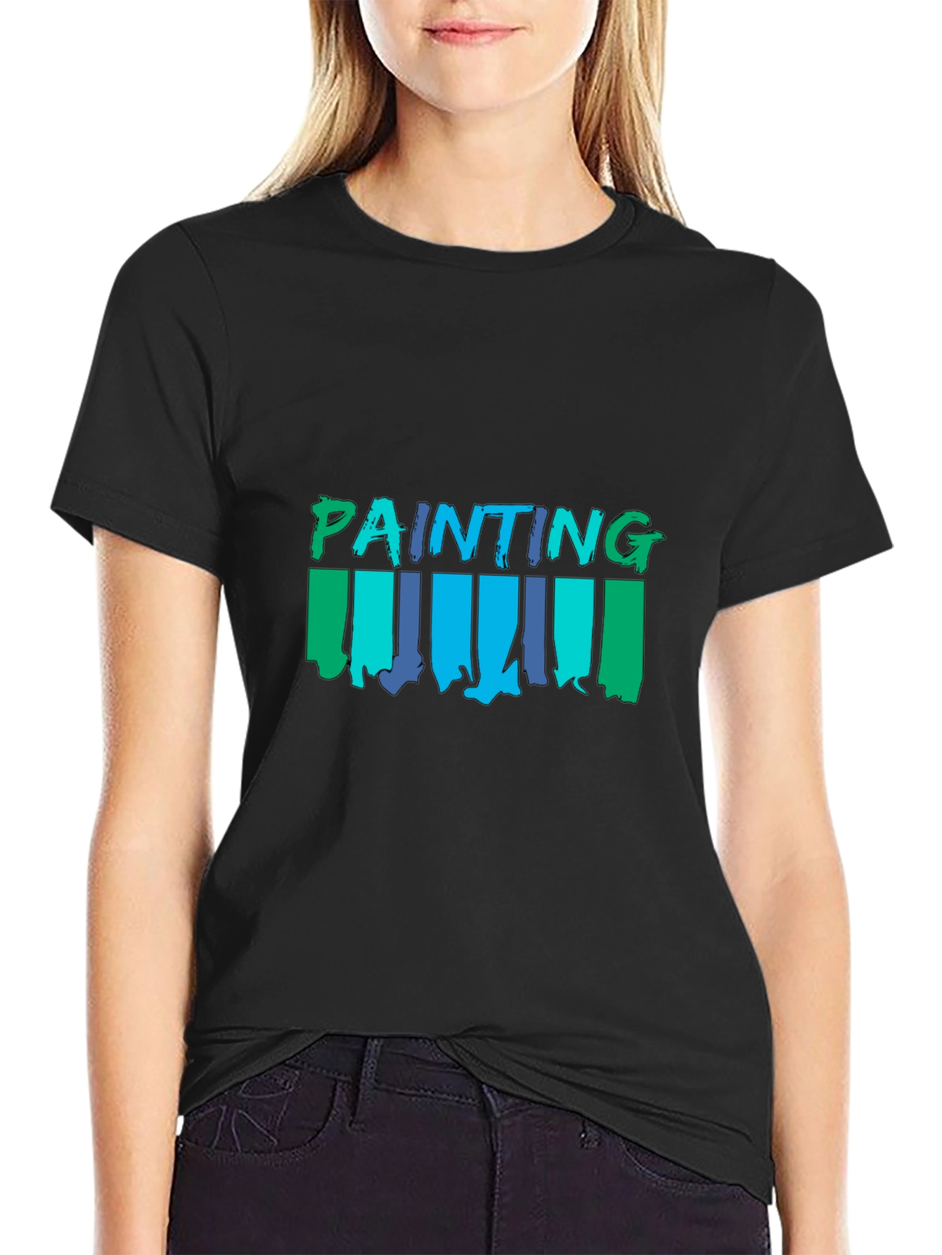 Painting Brush Strokes Graphic T-Shirt