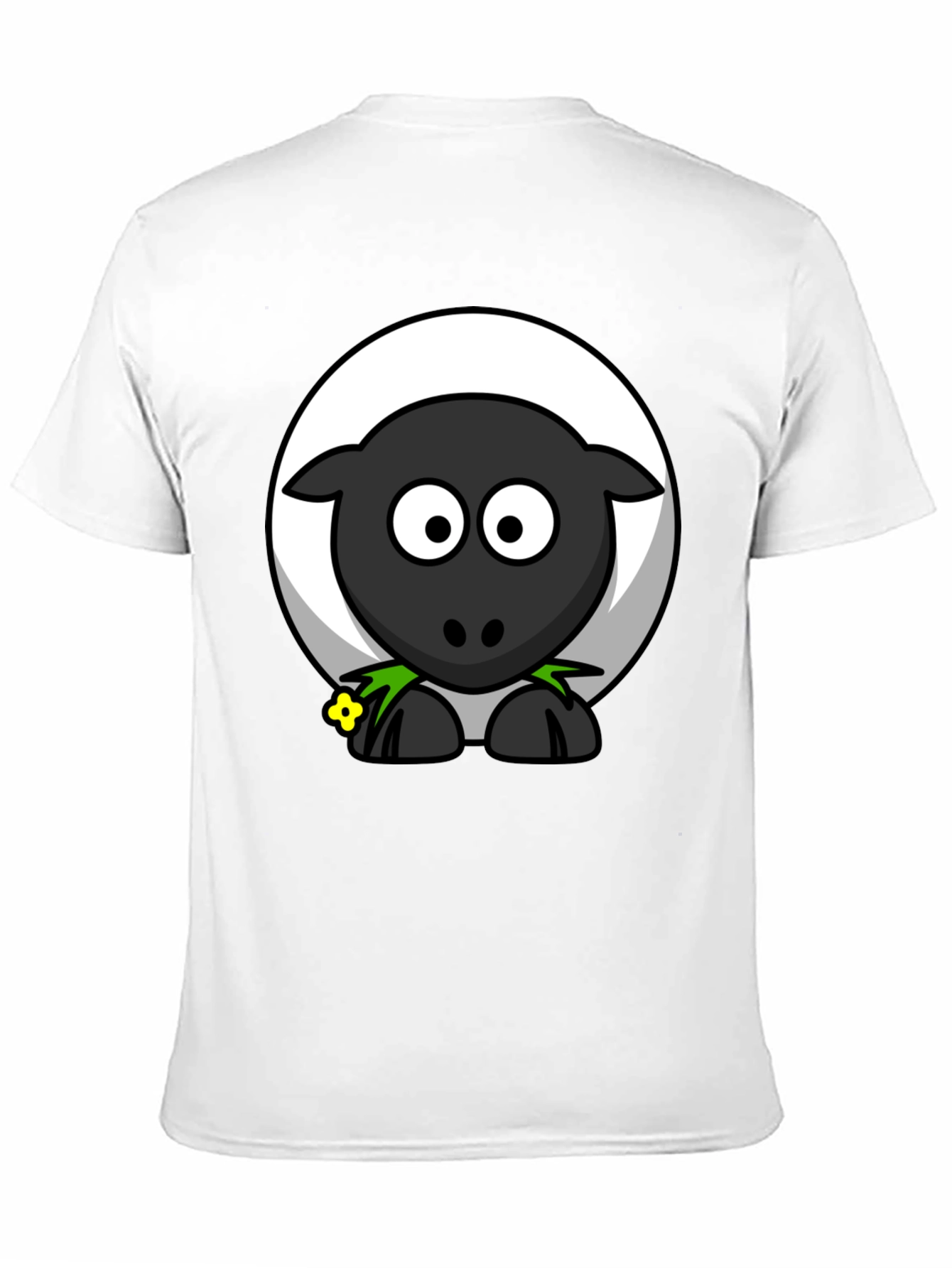 Black Sheep Graphic T-Shirt - Cartoon Animal Tee