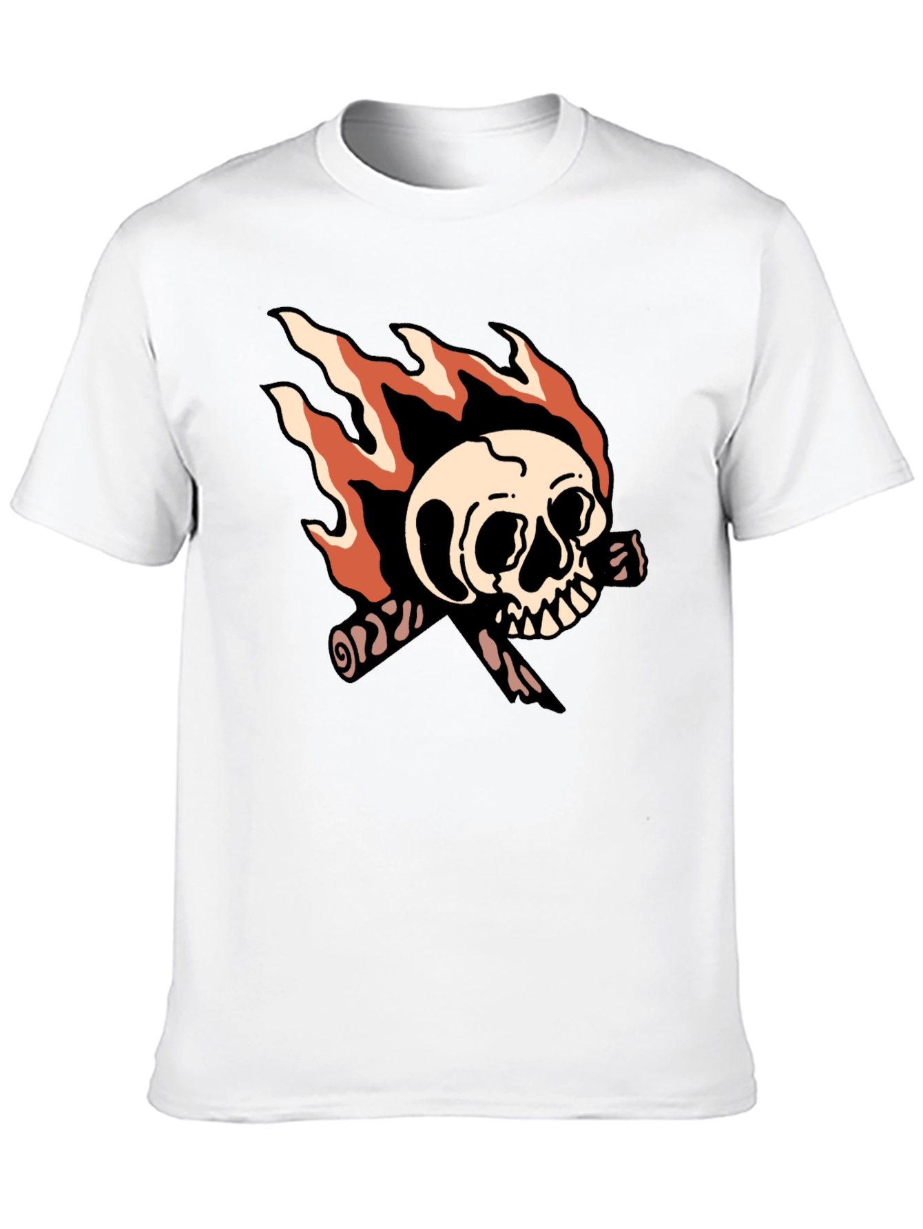 Skull & Bones Graphic T-Shirt - Black