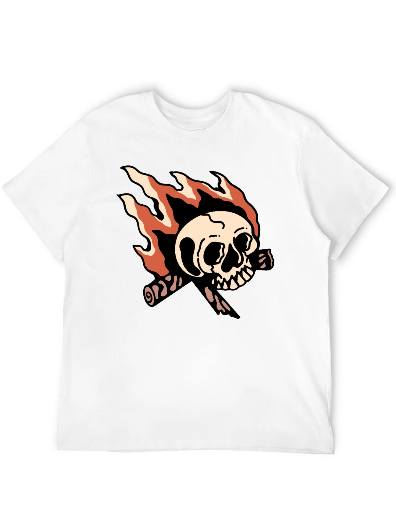 Skull & Bones Graphic T-Shirt - Black