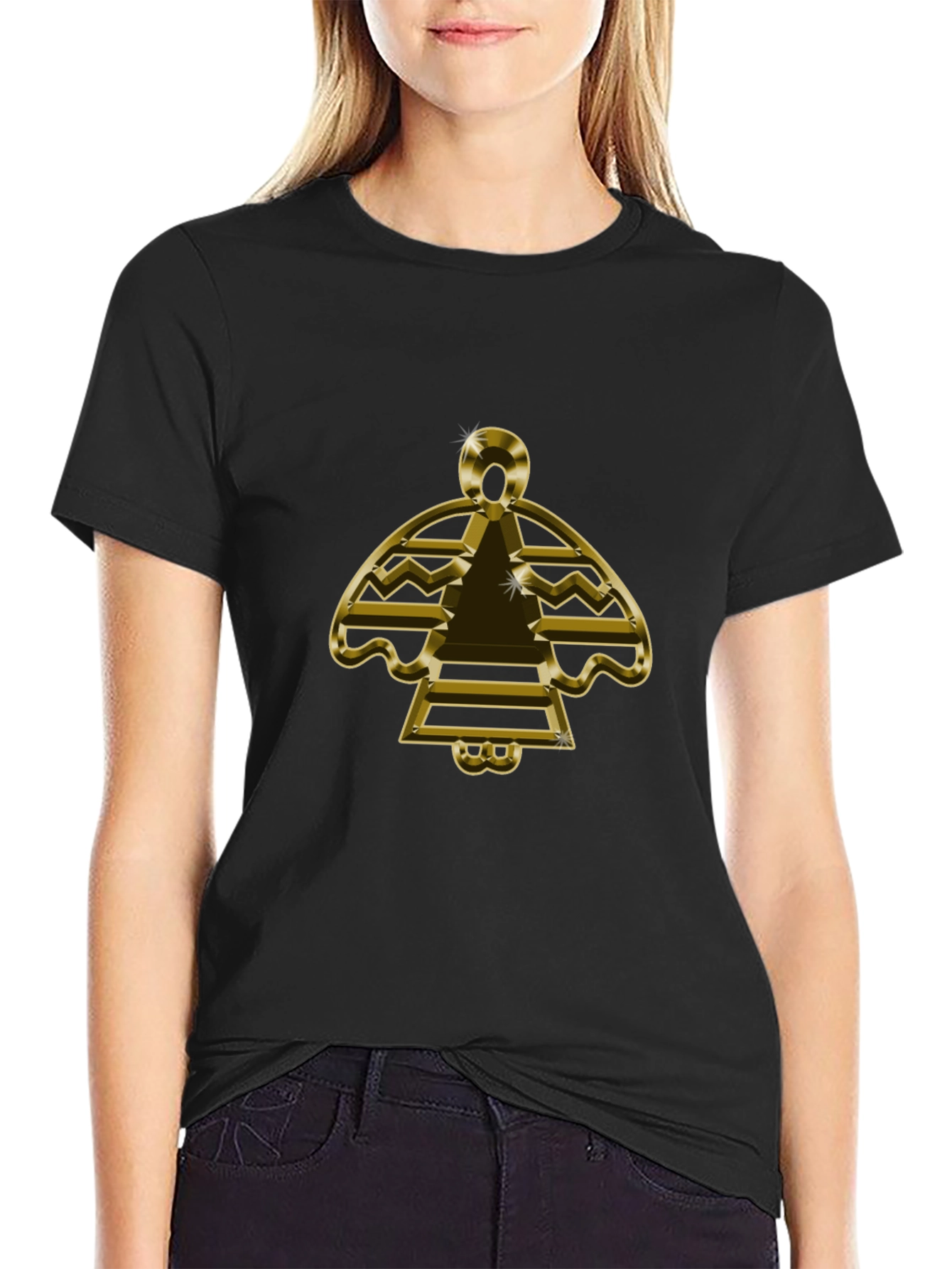 Gold Graphic Tee - Stylish Comfort
