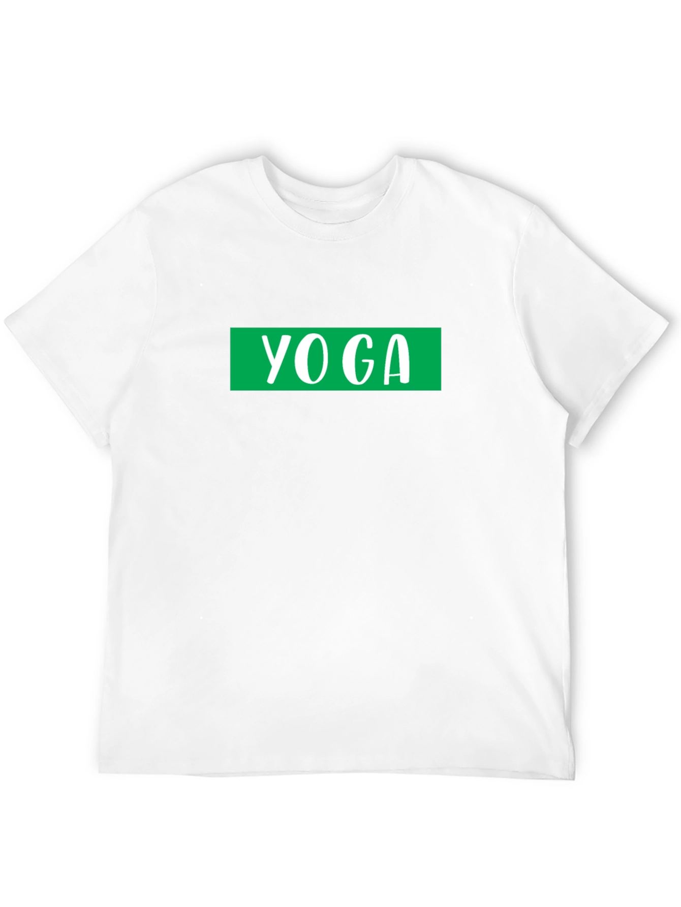 Yoga Graphic Tee - Black Cotton Blend