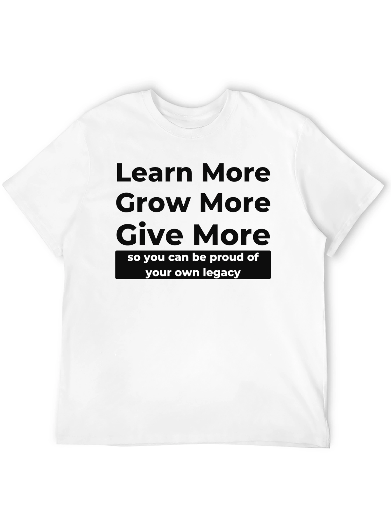Legacy Motivation Black T-Shirt