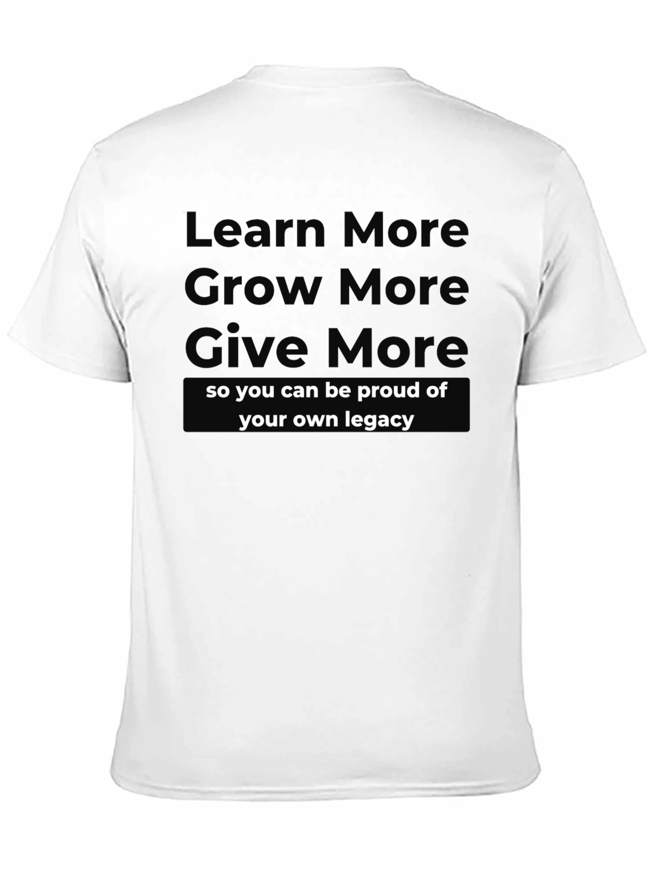Legacy Motivation Black T-Shirt