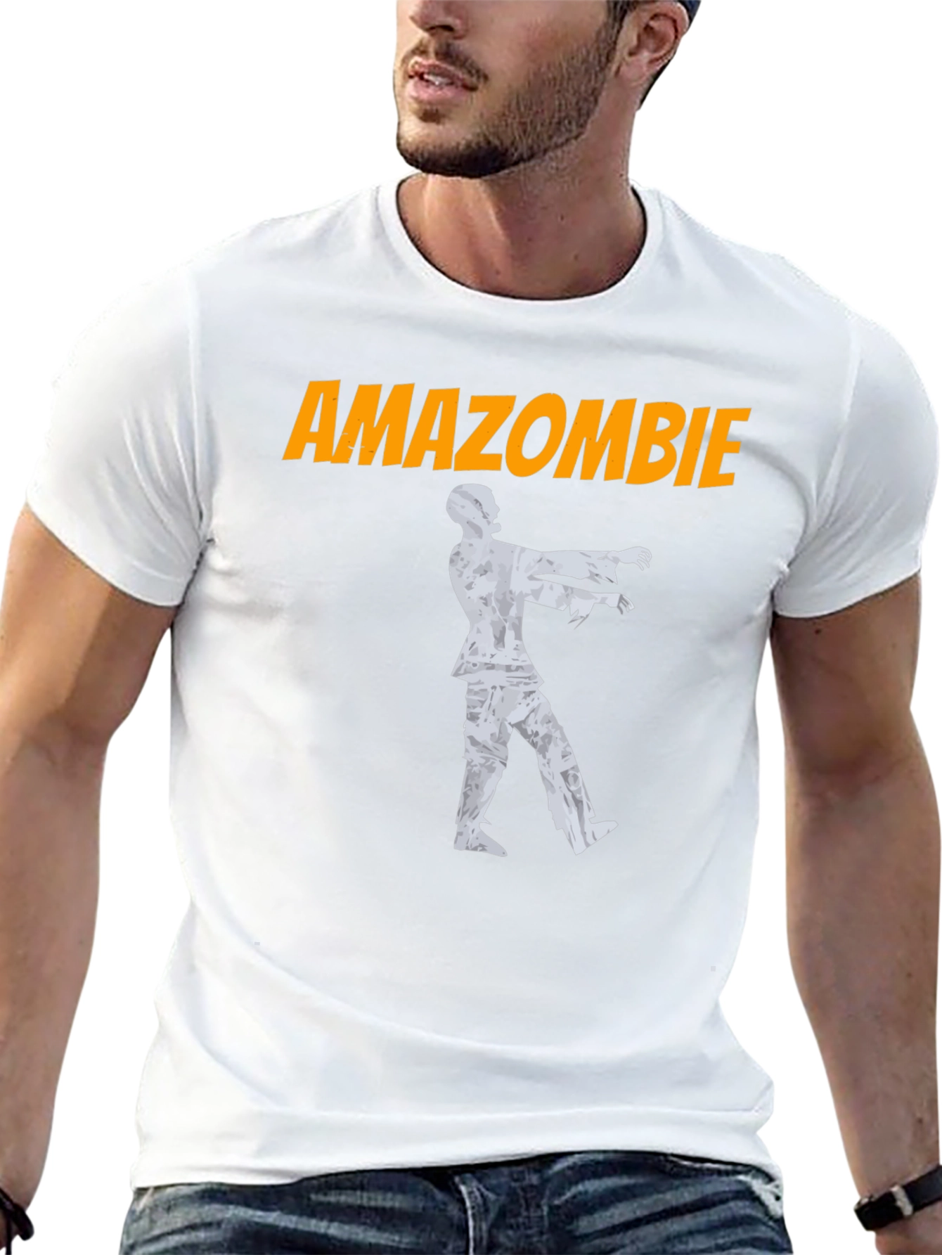 Amazombie T-Shirt - Mens Black Graphic Tee