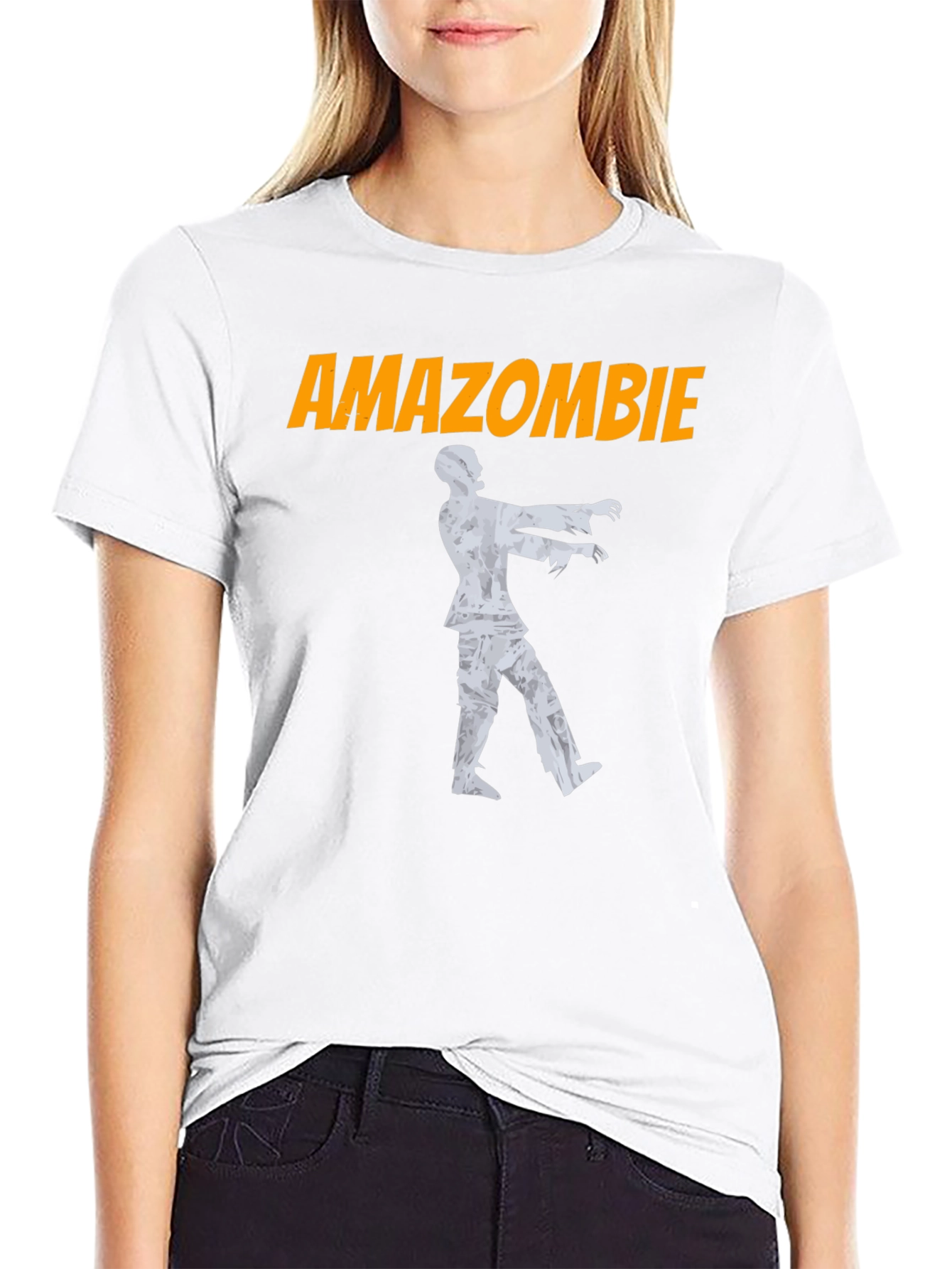 Amazombie T-Shirt - Mens Black Graphic Tee