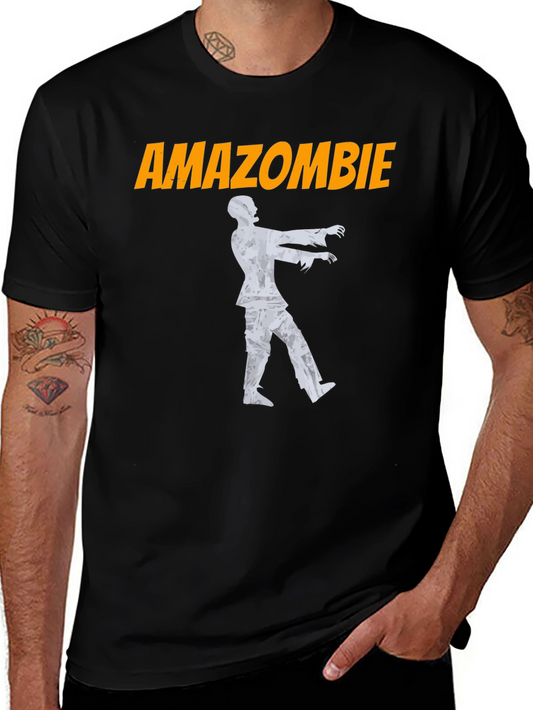 Amazombie T-Shirt - Mens Black Graphic Tee