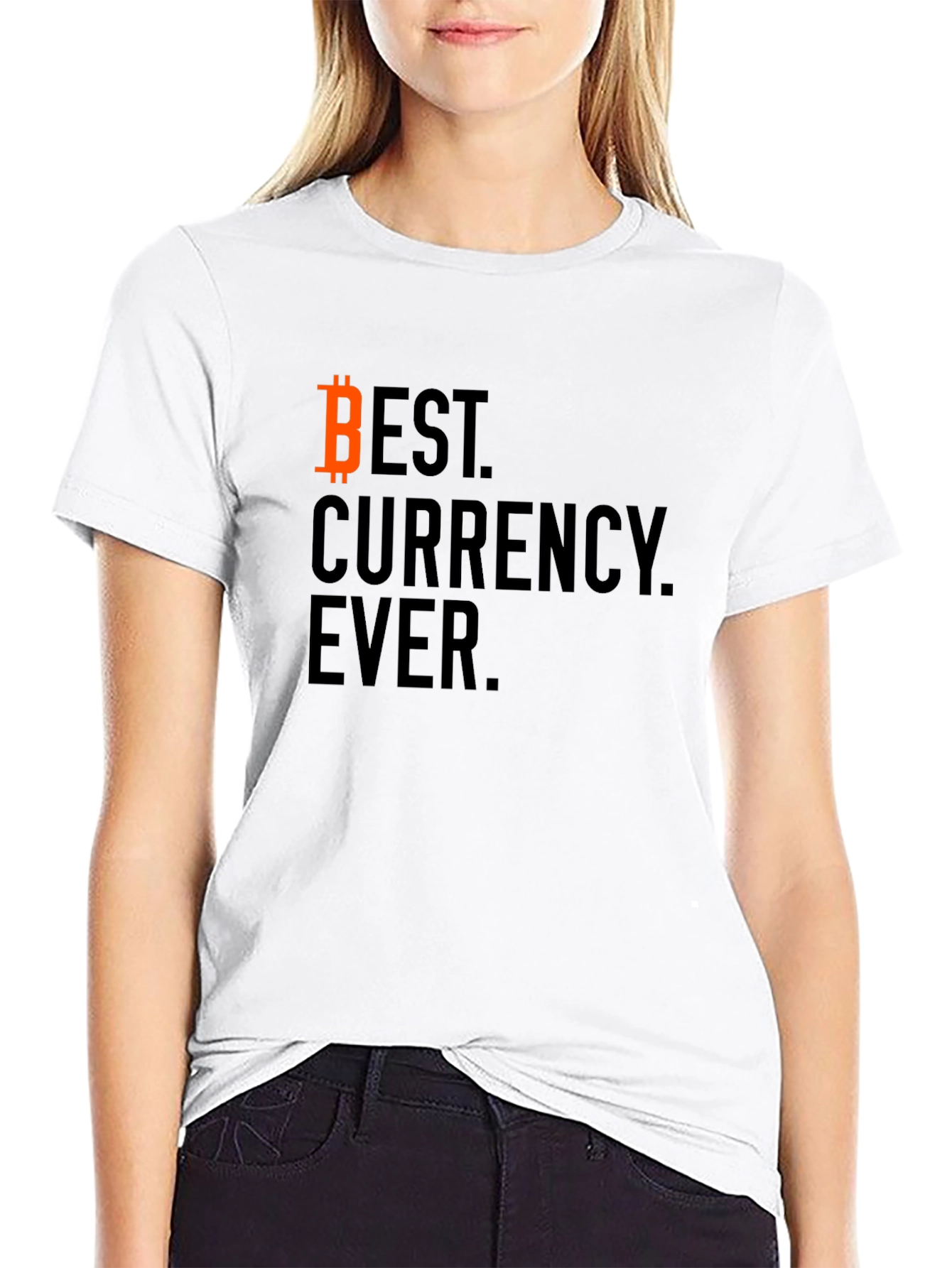 Bitcoin Best Currency Ever Black T-Shirt