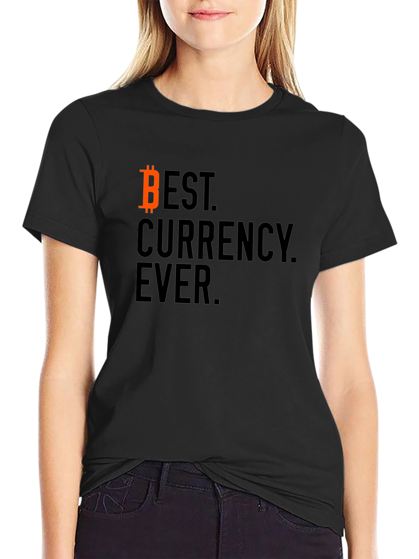Bitcoin Best Currency Ever Black T-Shirt