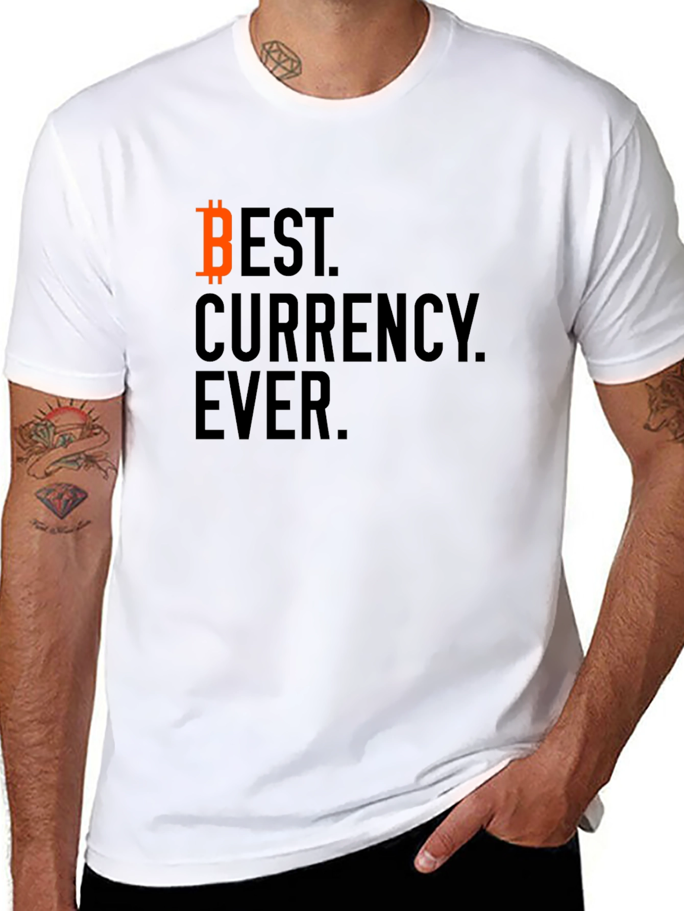 Bitcoin Best Currency Ever Black T-Shirt