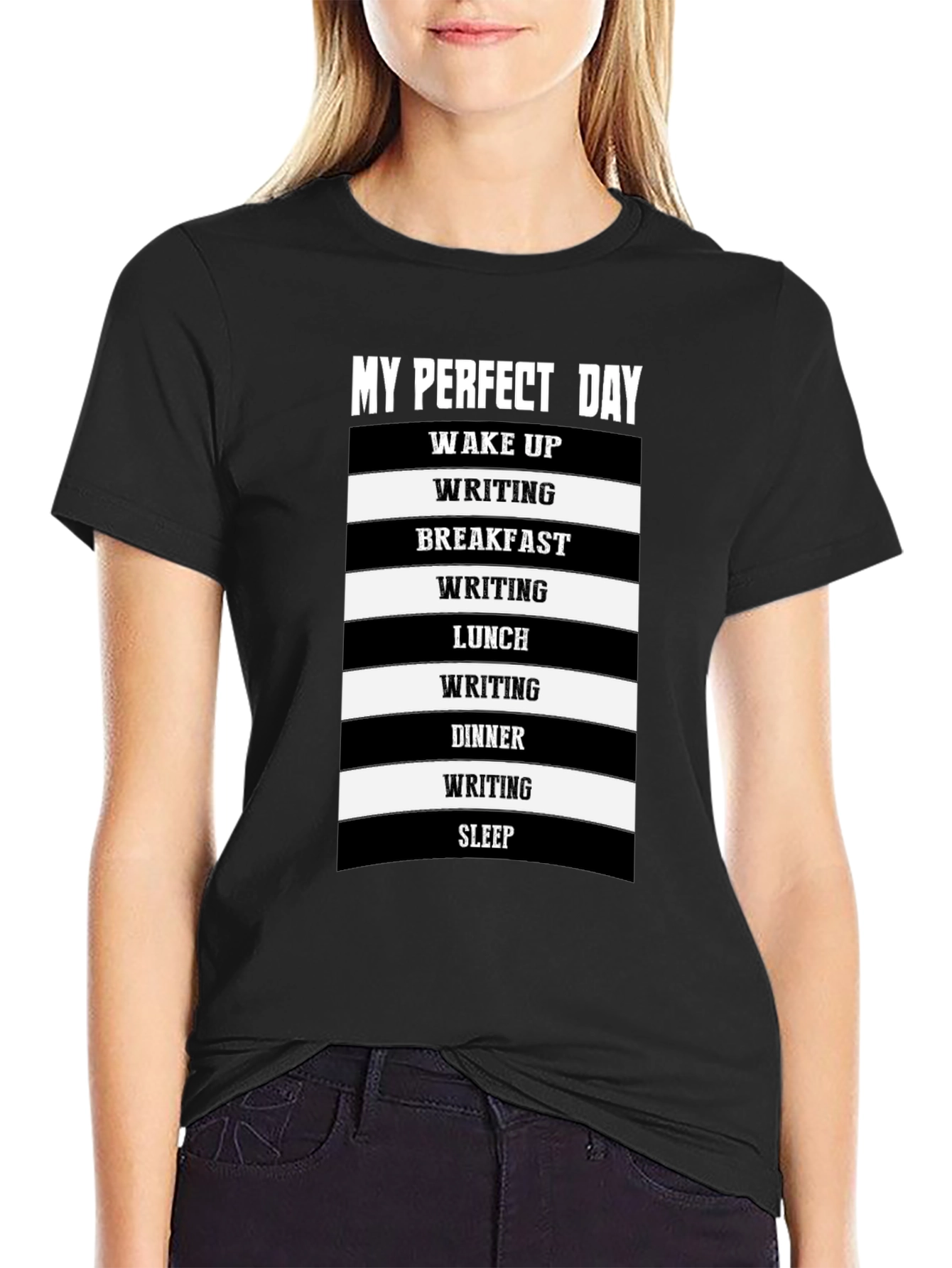 Perfect Day Writing T-Shirt