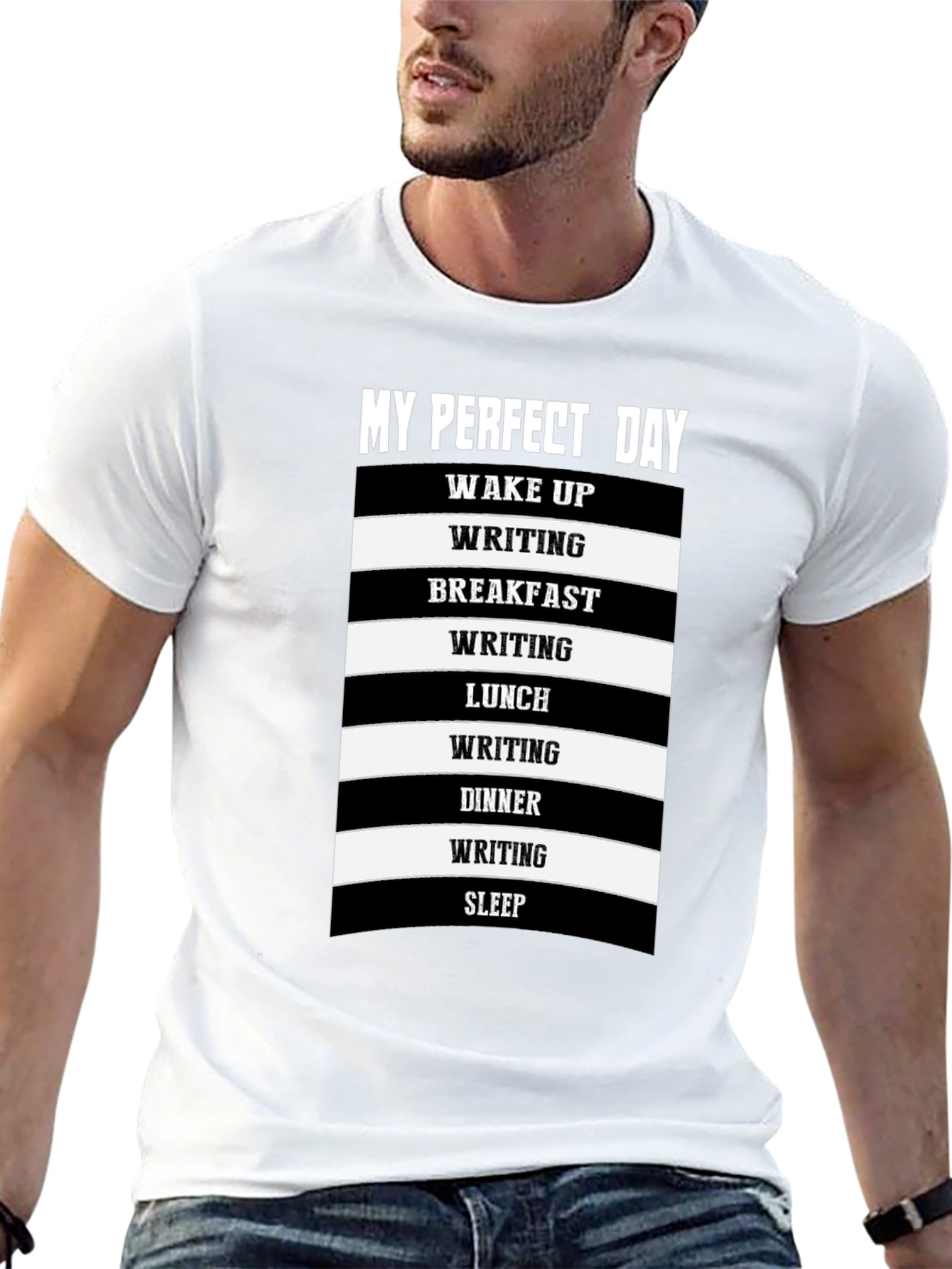 Perfect Day Writing T-Shirt