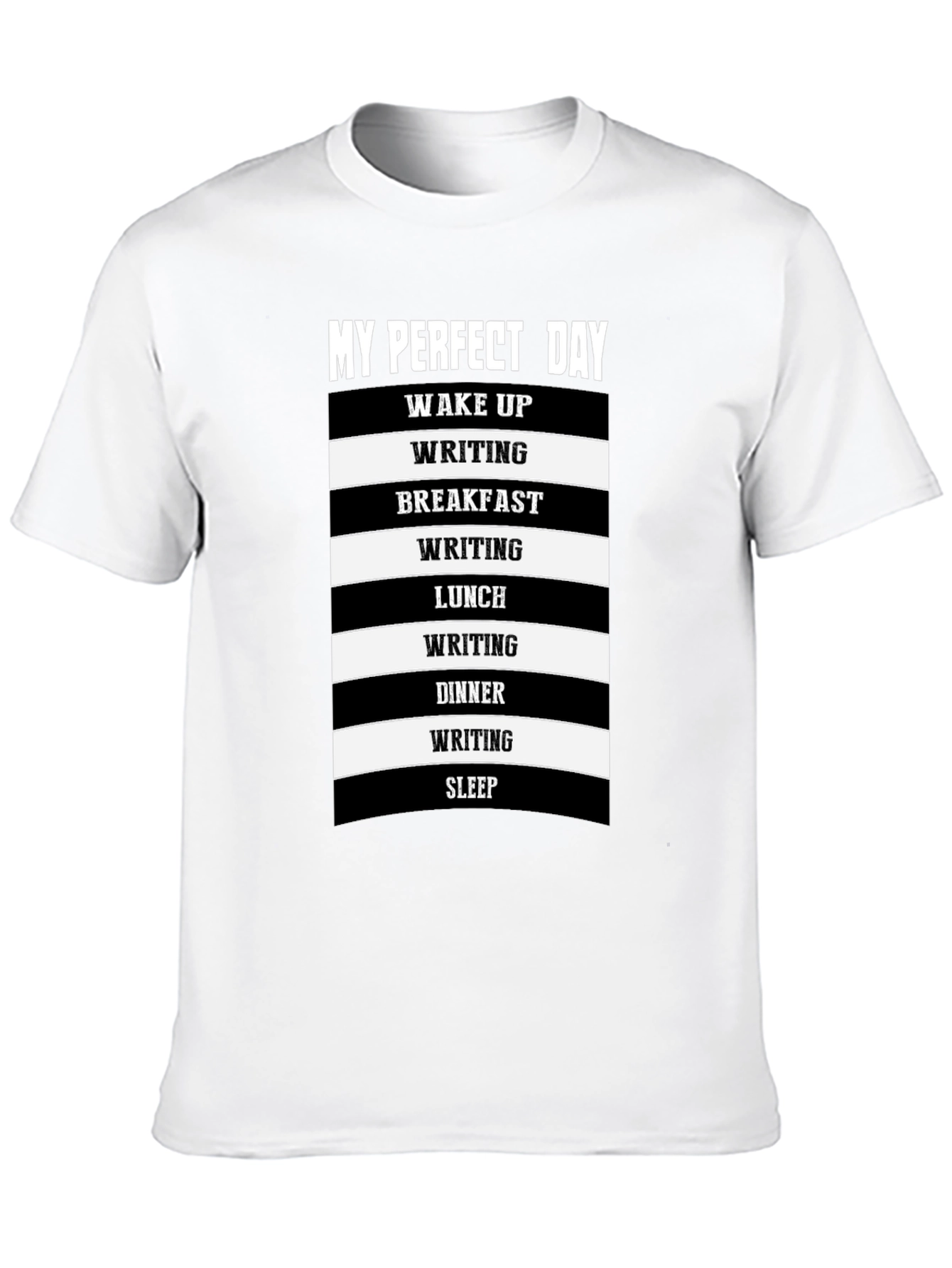 Perfect Day Writing T-Shirt