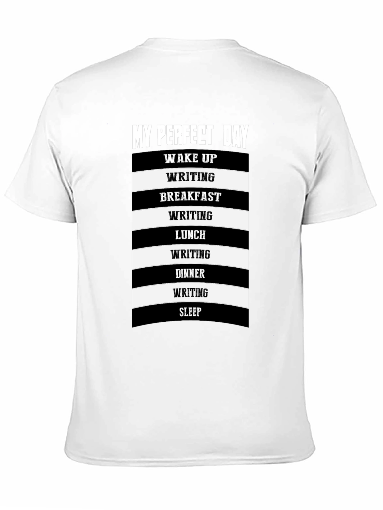 Perfect Day Writing T-Shirt