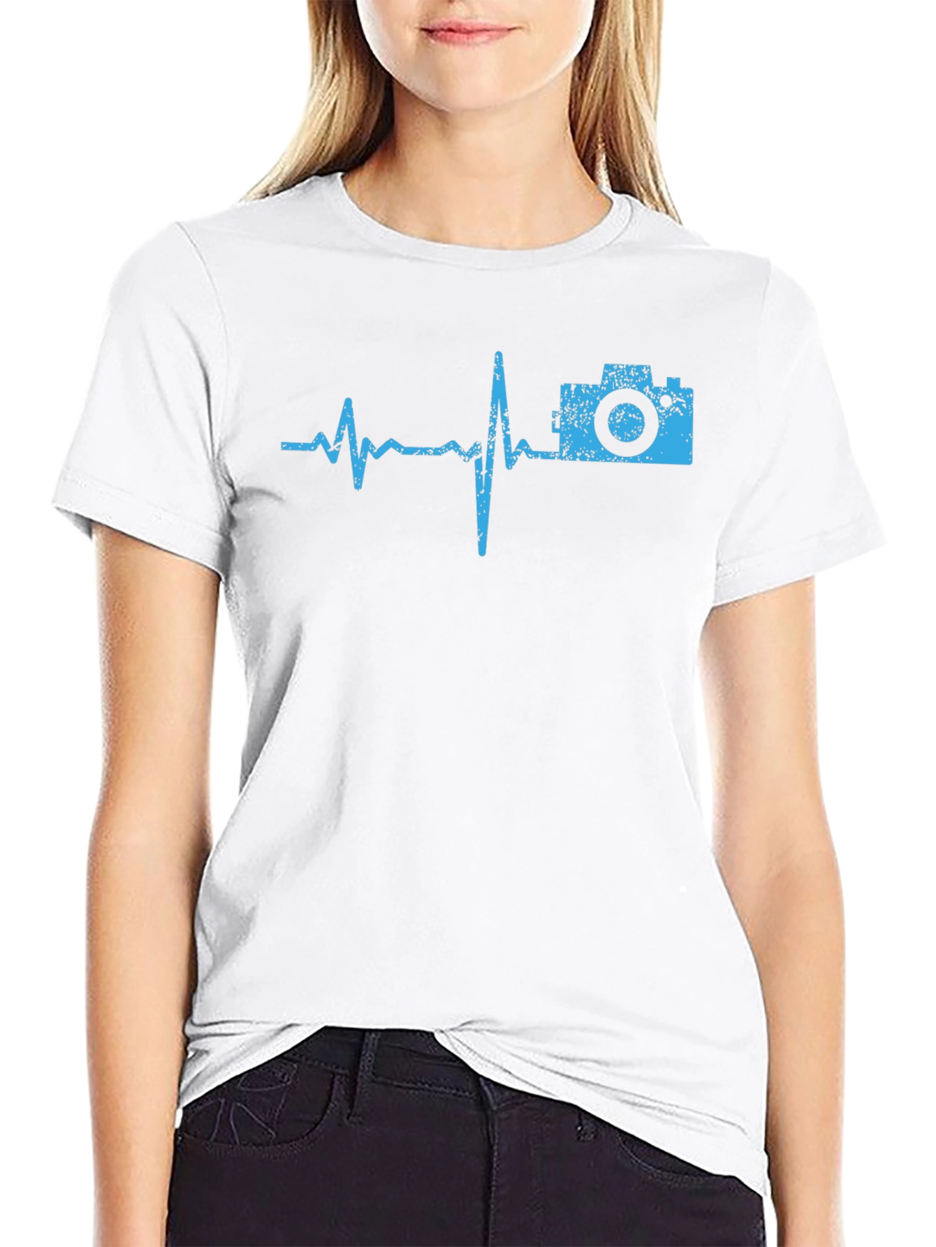 Camera Heartbeat Graphic Tee - Photographers Essential