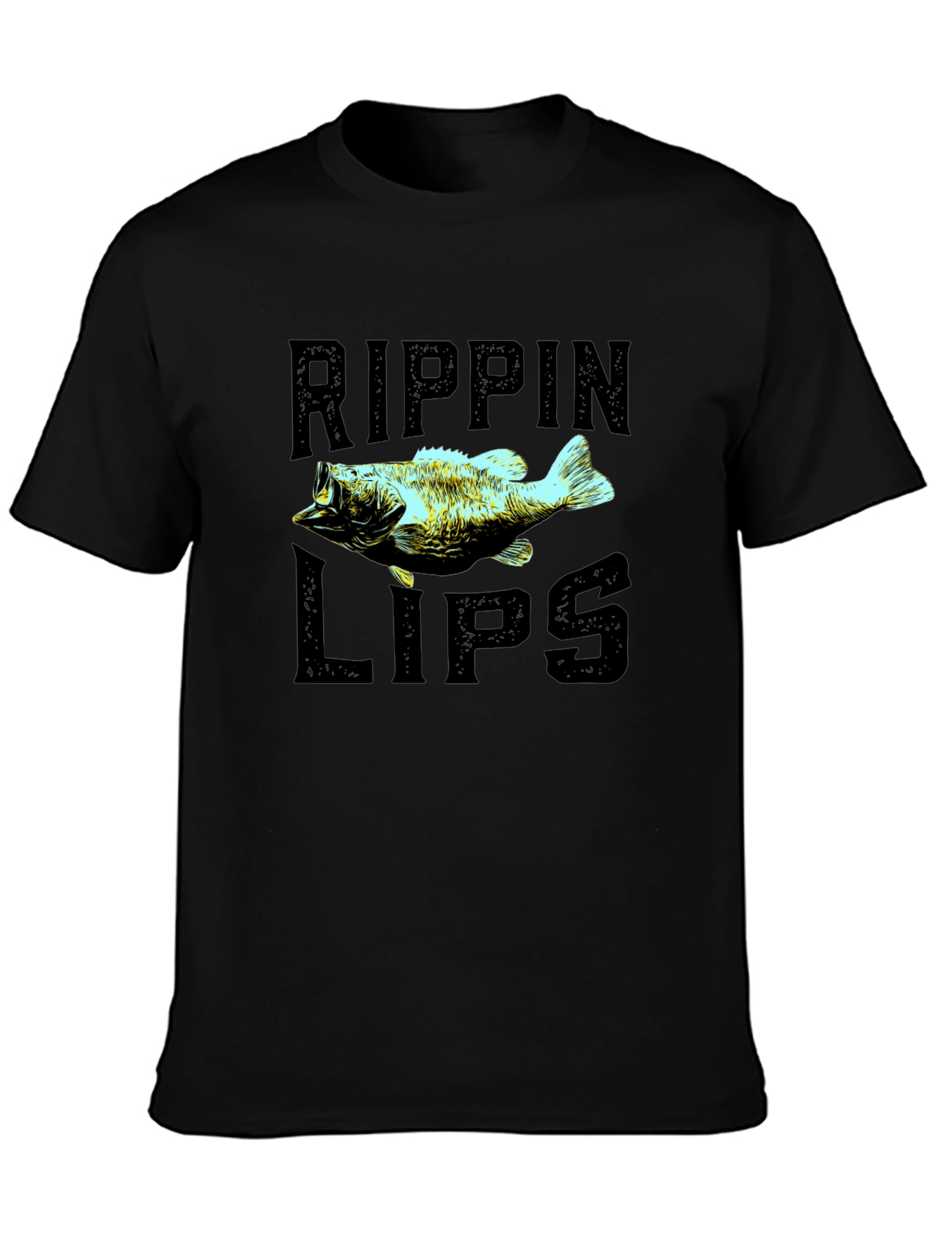 Rippin Lips Bass Fishing Graphic T-Shirt