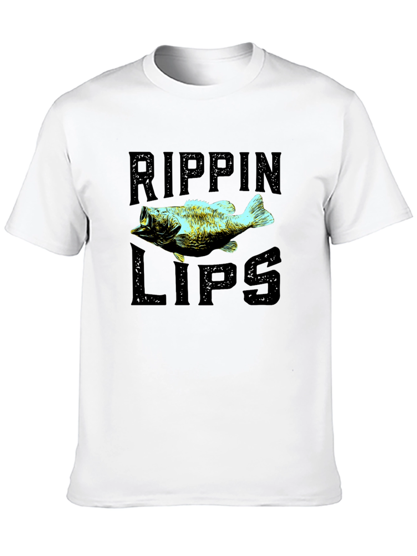 Rippin Lips Bass Fishing Graphic T-Shirt