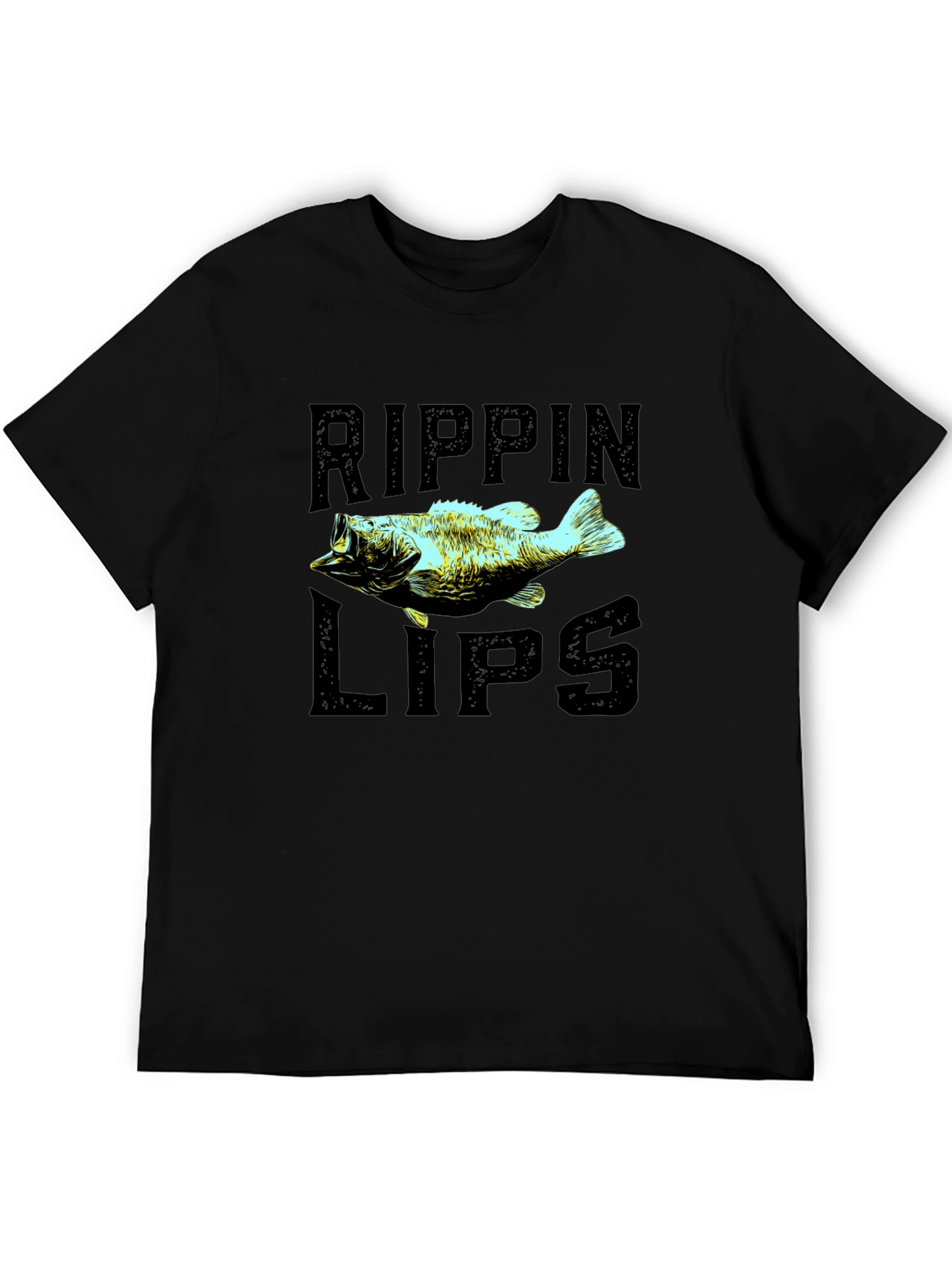 Rippin Lips Bass Fishing Graphic T-Shirt
