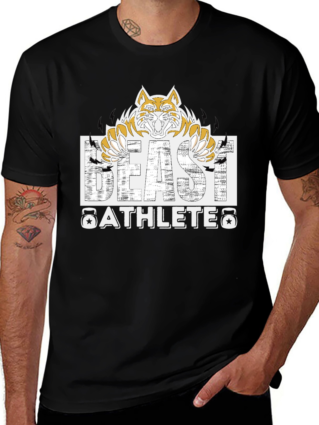 Beast Athletes Graphic Tee - Black
