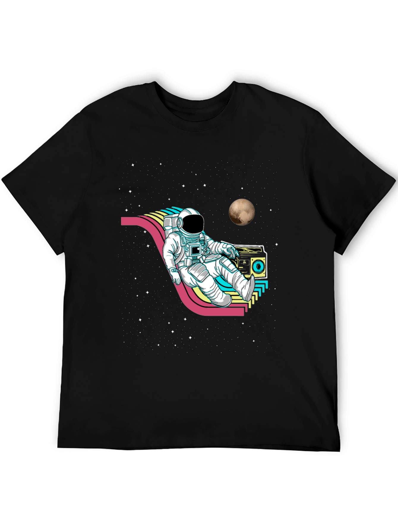 Astronaut Retro T-Shirt - Space Vibes