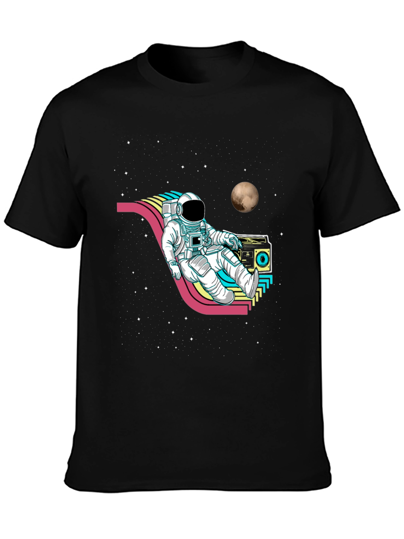 Astronaut Retro T-Shirt - Space Vibes