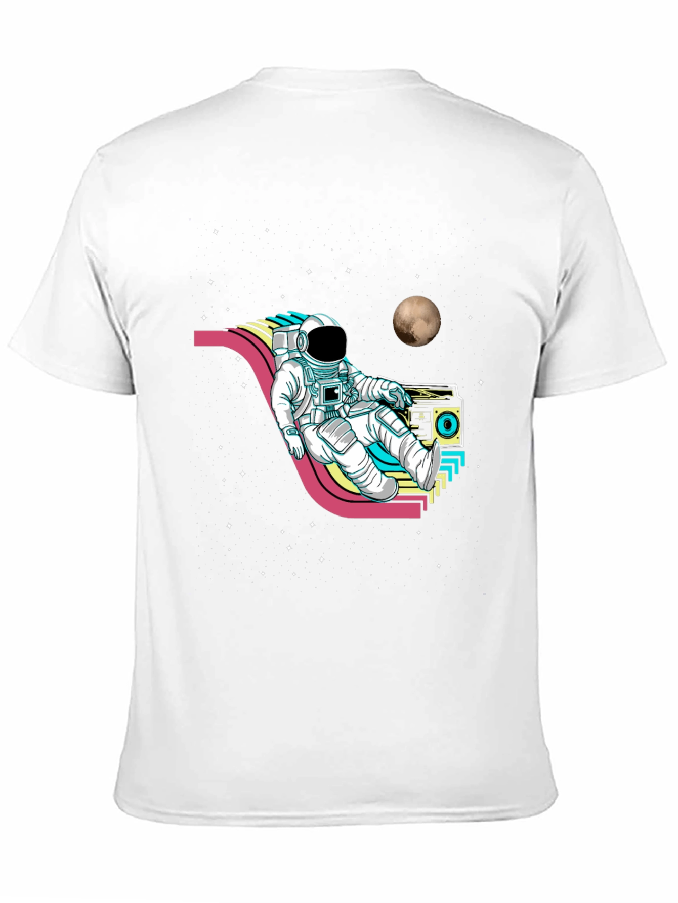 Astronaut Retro T-Shirt - Space Vibes