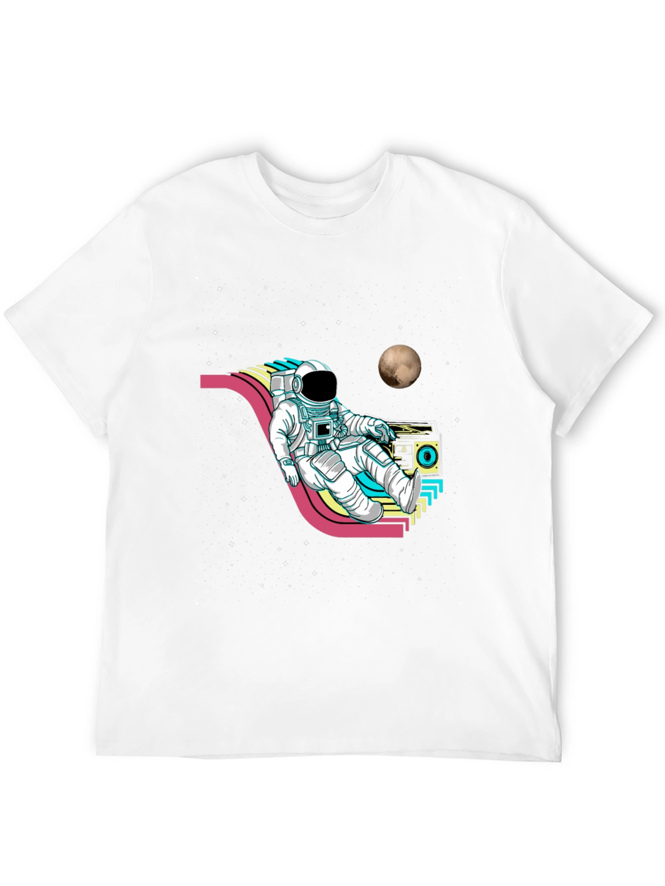 Astronaut Retro T-Shirt - Space Vibes