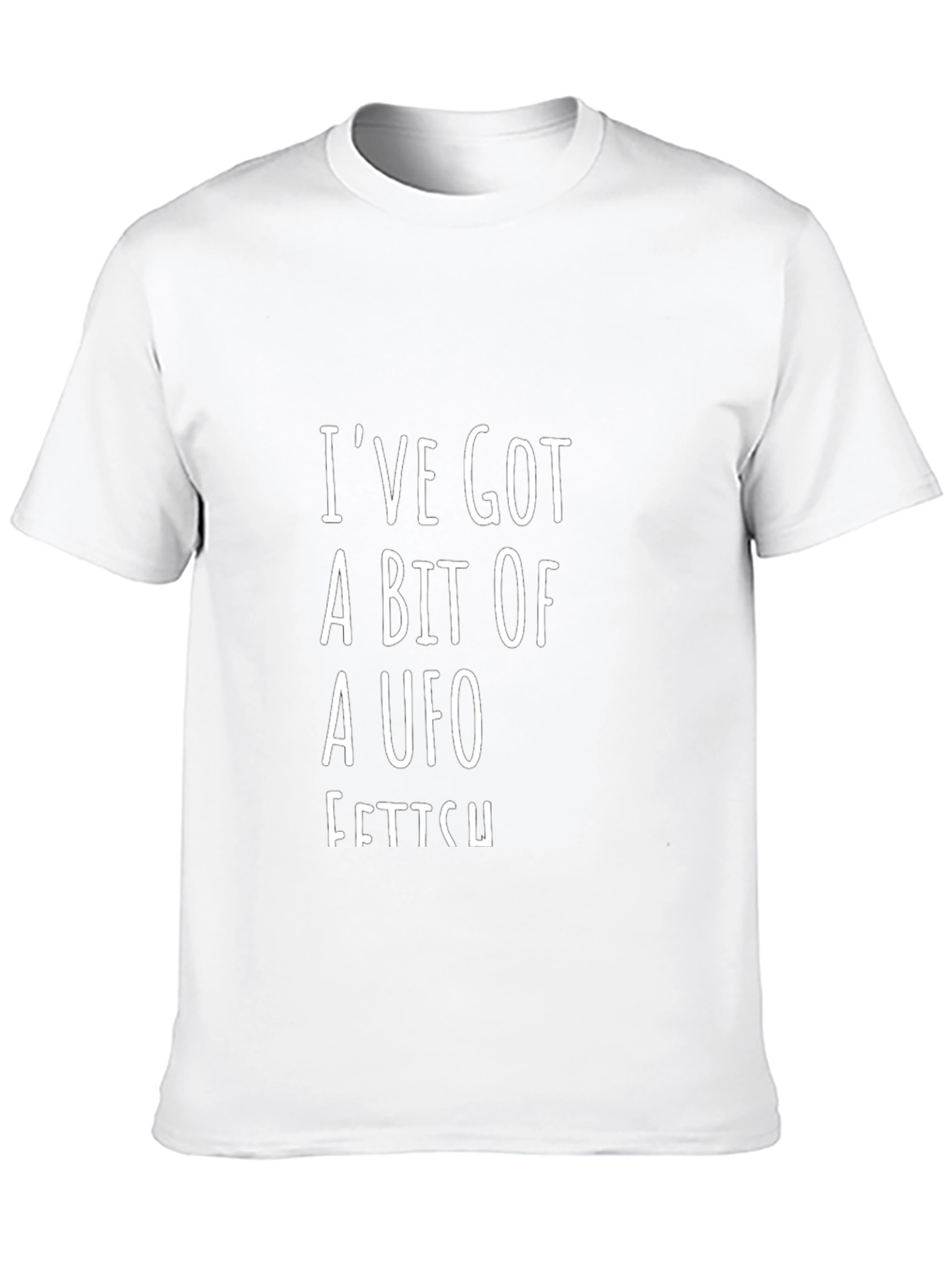 UFO Fetish Graphic Tee - Black Cotton Blend