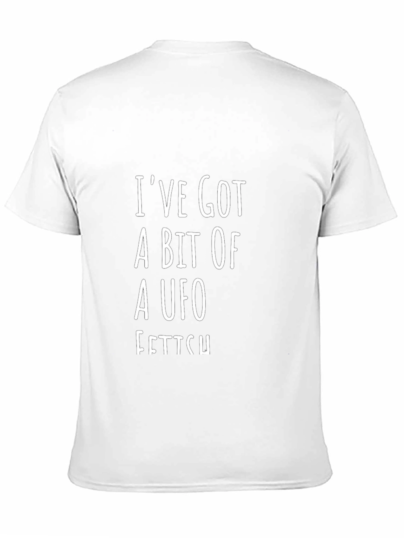 UFO Fetish Graphic Tee - Black Cotton Blend