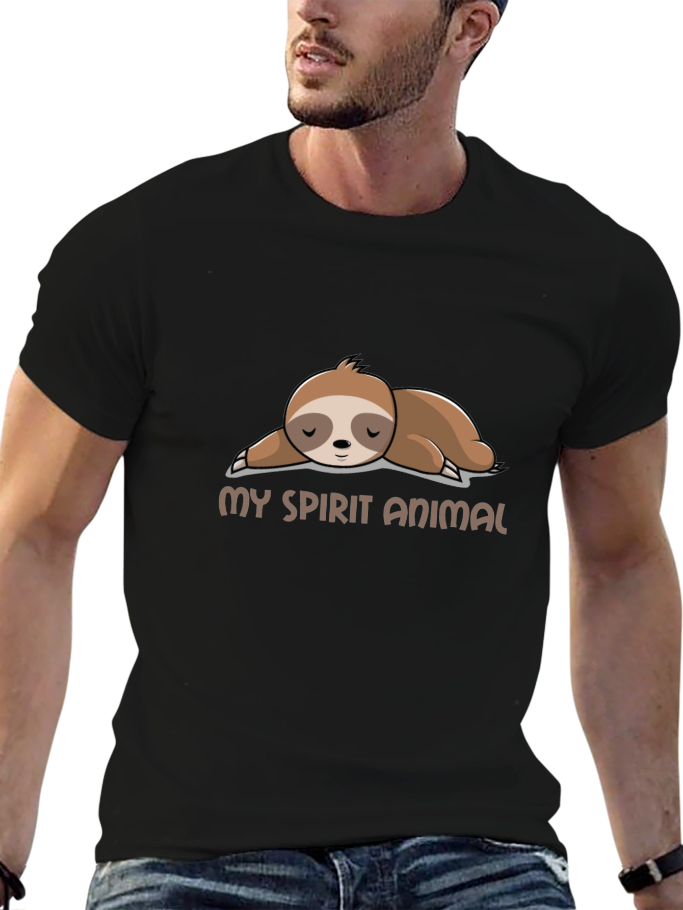 My Spirit Animal Sloth Graphic Tee - Relaxed Fit