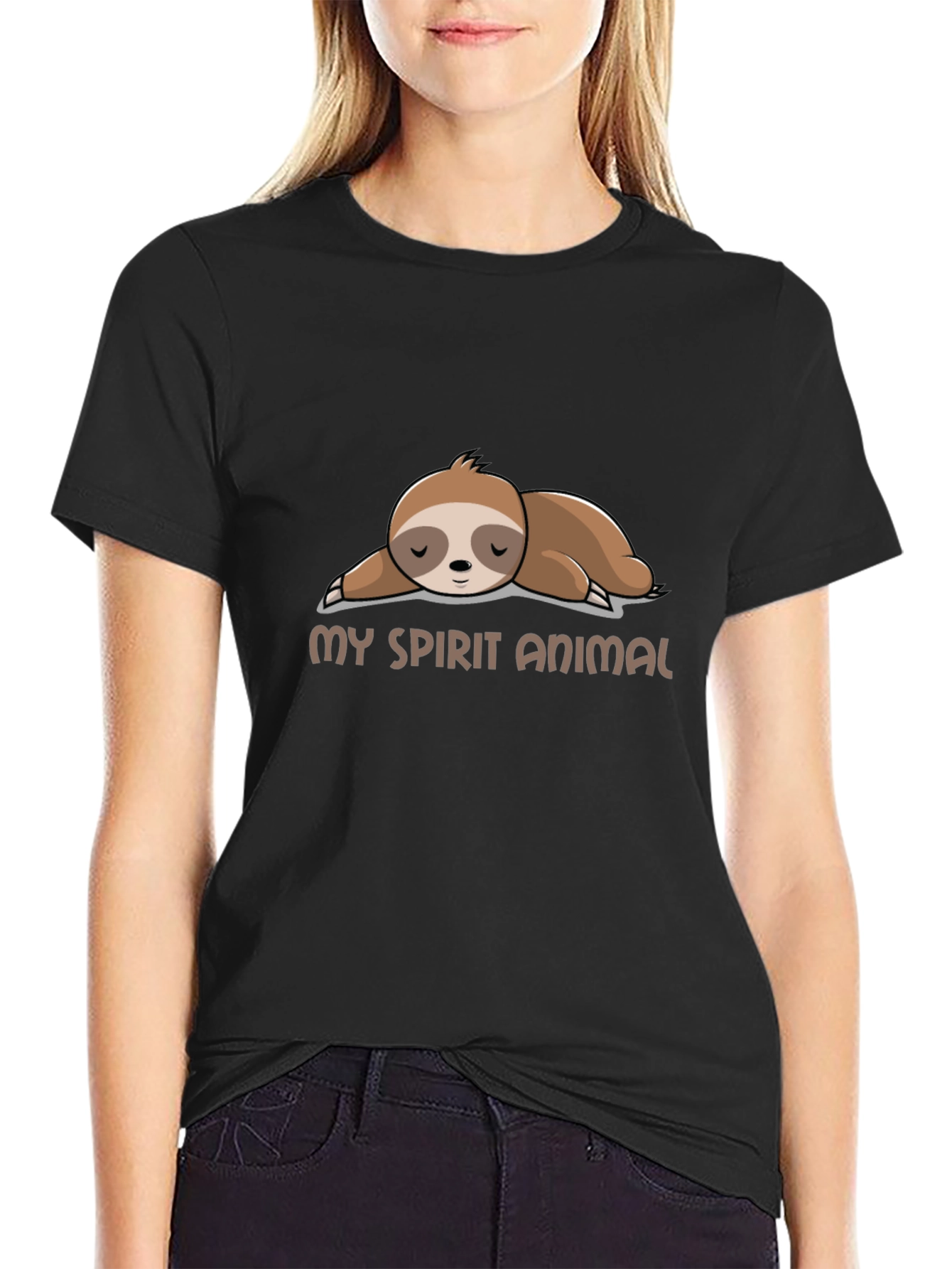My Spirit Animal Sloth Graphic Tee - Relaxed Fit