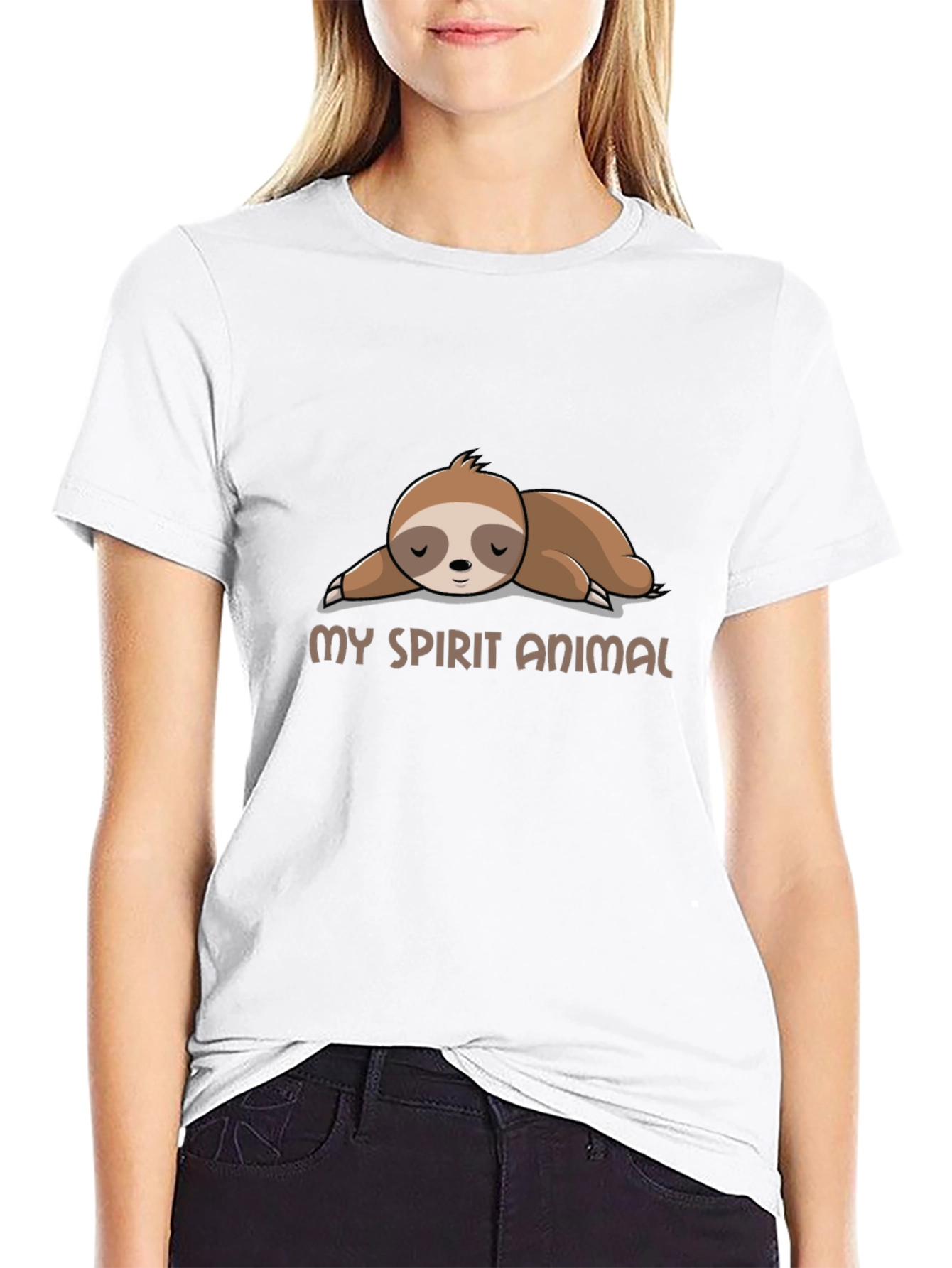My Spirit Animal Sloth Graphic Tee - Relaxed Fit