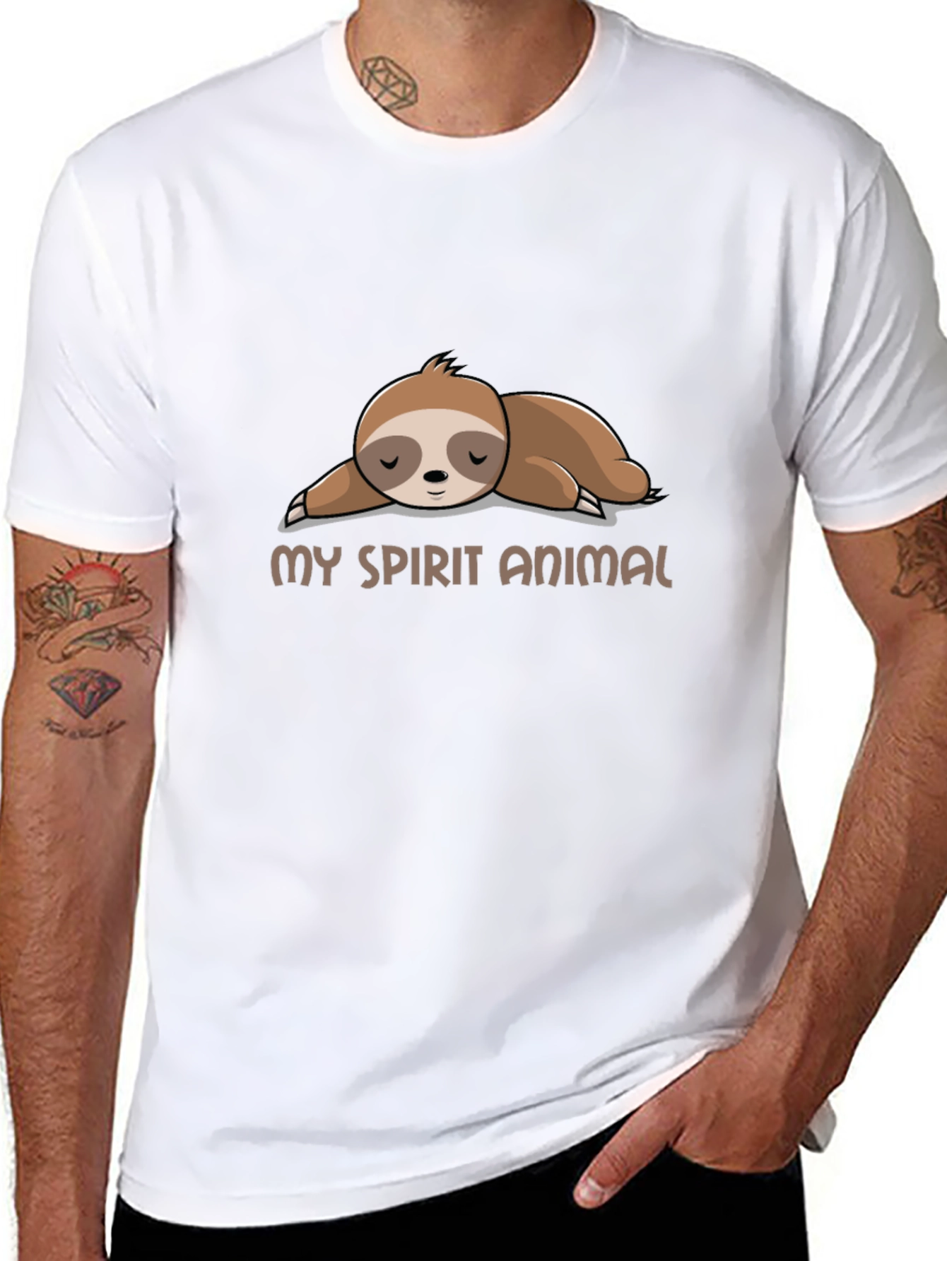 My Spirit Animal Sloth Graphic Tee - Relaxed Fit