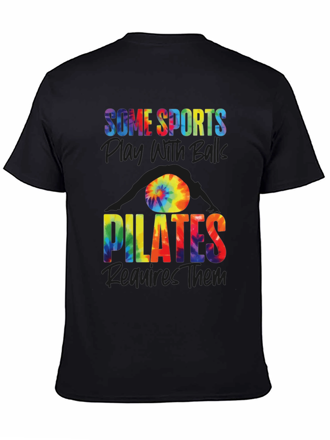 Pilates Balls Tie-Dye Graphic Tee
