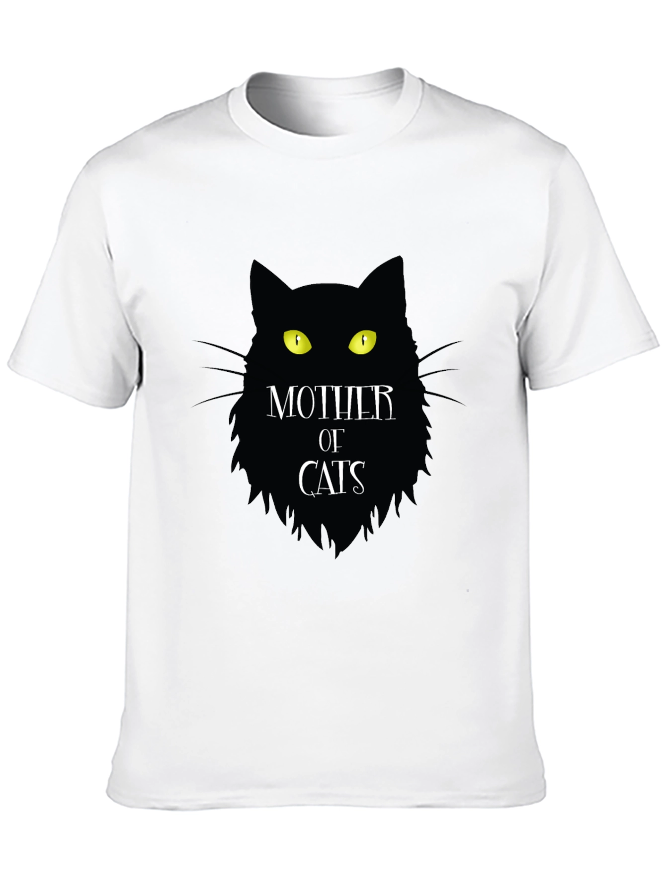 Mother of Cats T-Shirt Black Novelty Tee